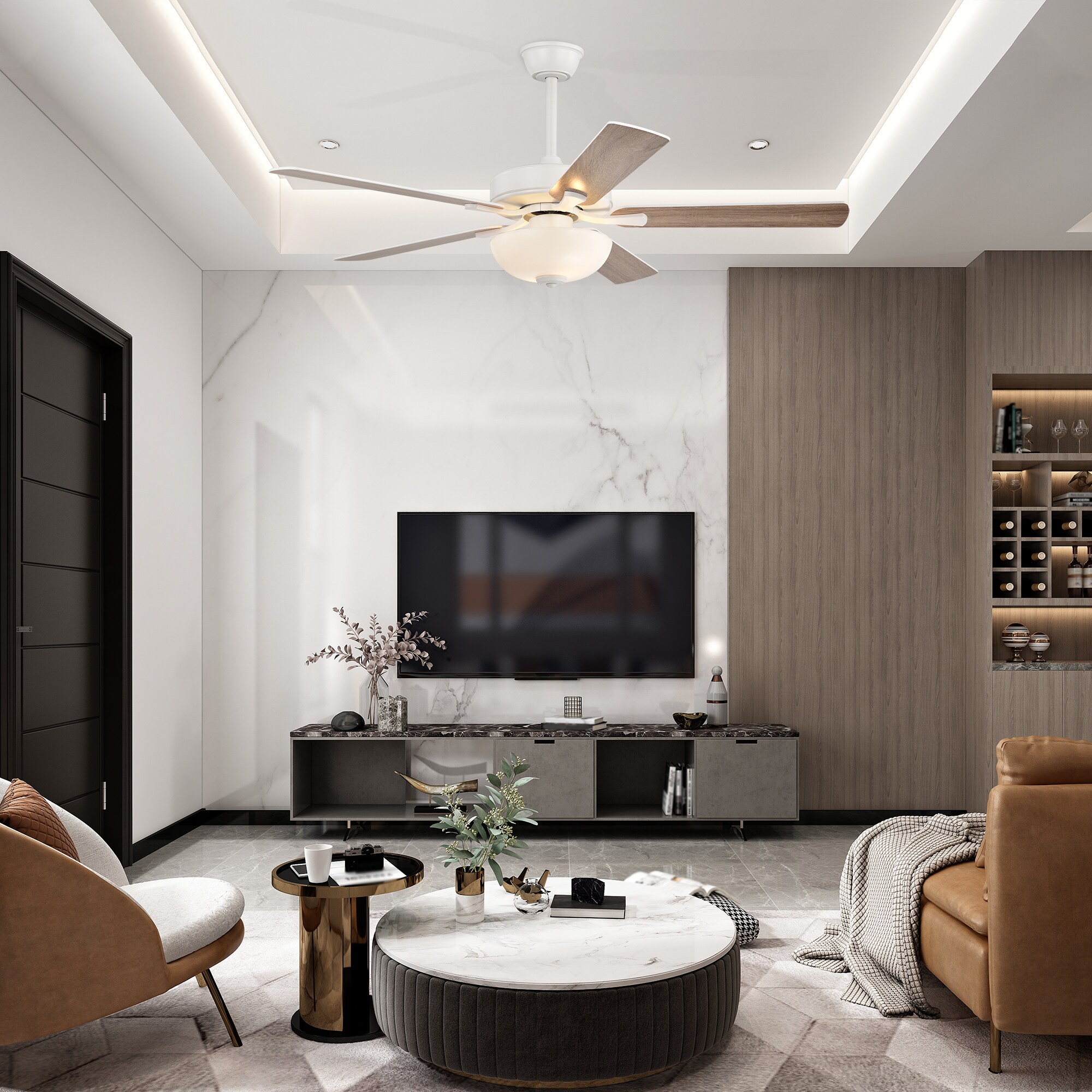 Edvivi FFG7316WH Ceiling-Fans - View #9