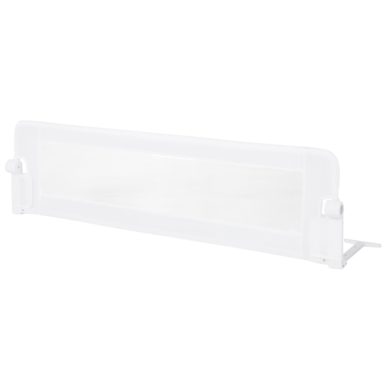 DYRCJ  Foldable Toddler Bed Rail Extra Long Sixty Inch Safety Guard Rail for Crib King Queen Full Twin Beds White durable