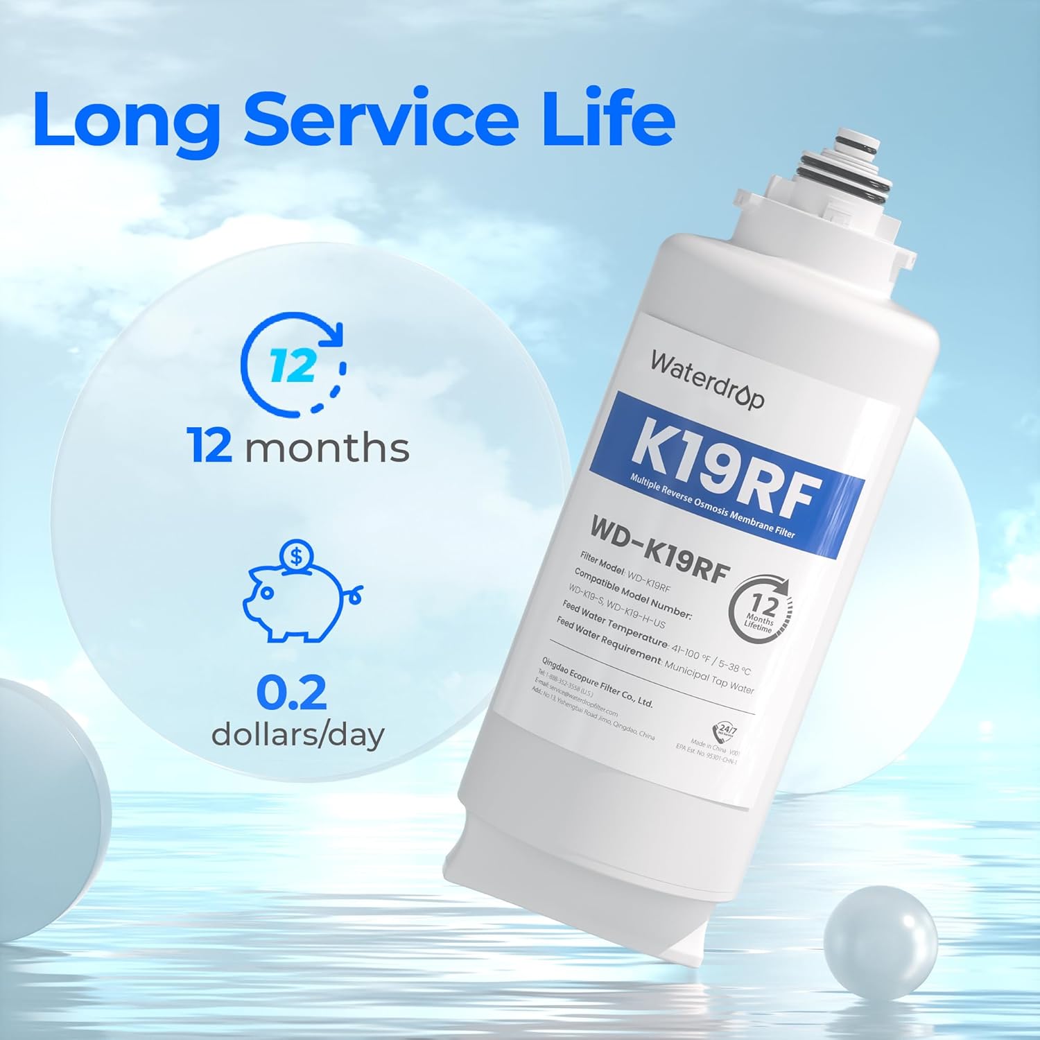 Waterdrop B-WD-K19RF Replacement-Water-Filters-Cartridges - View #5