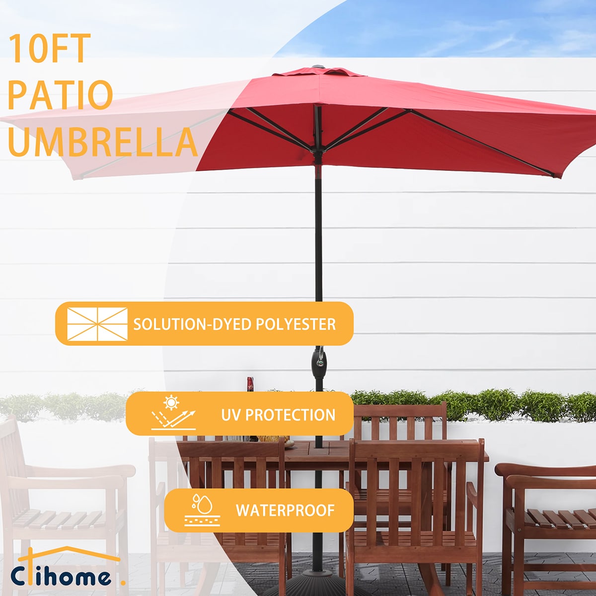 Clihome AL-01AUM-5 Umbrellas-2 - View #7