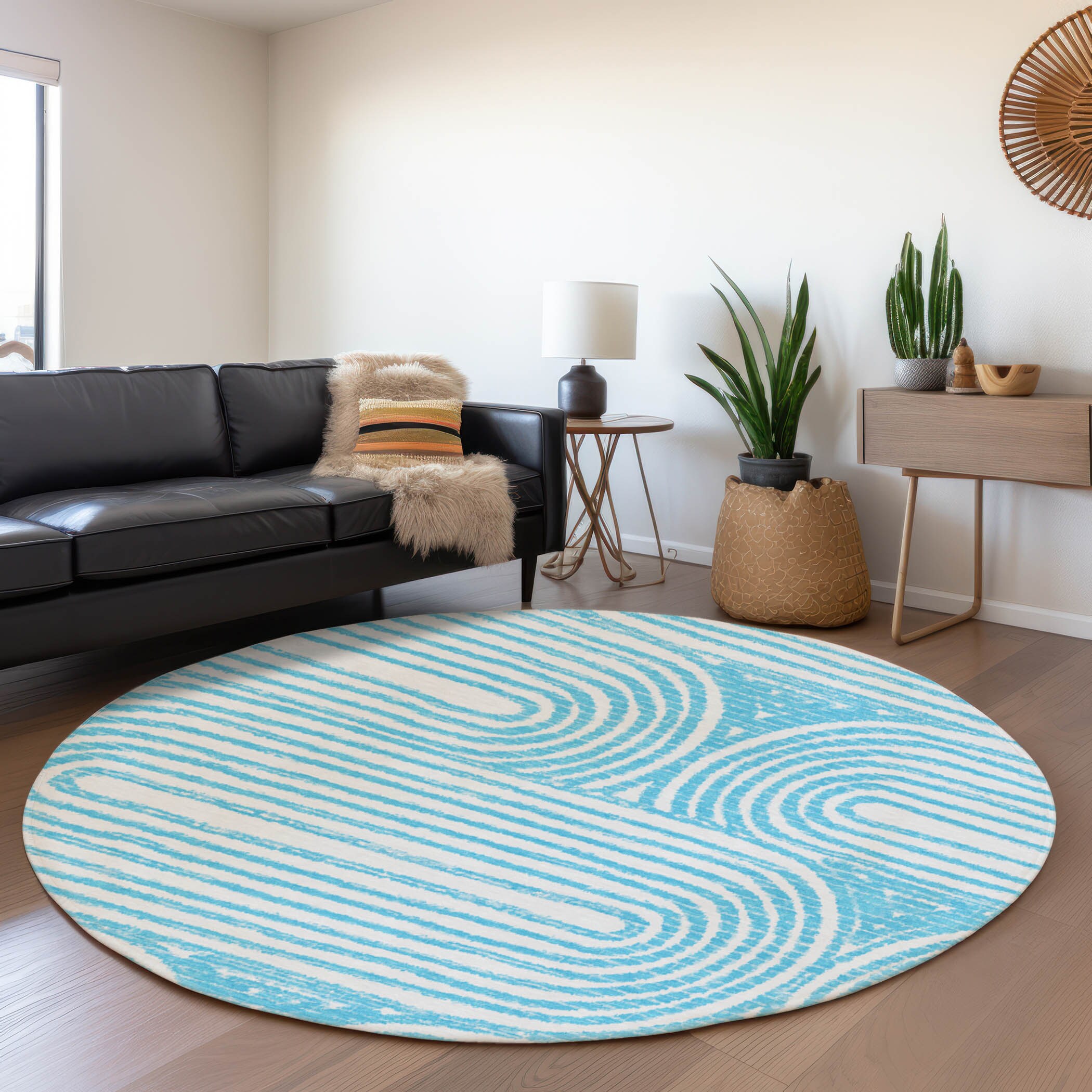 Addison Rugs AMF574LV30X46 Mayfield AMF574LV 2 x 3 (ft) Loomed Polyester Lavender Rectangular Indoor Geometric Machine washable Area rug