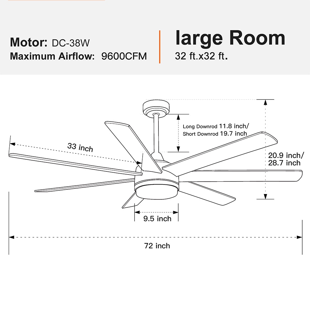 Sunrinx MG50-4-FSD Ceiling-Fans - View #18