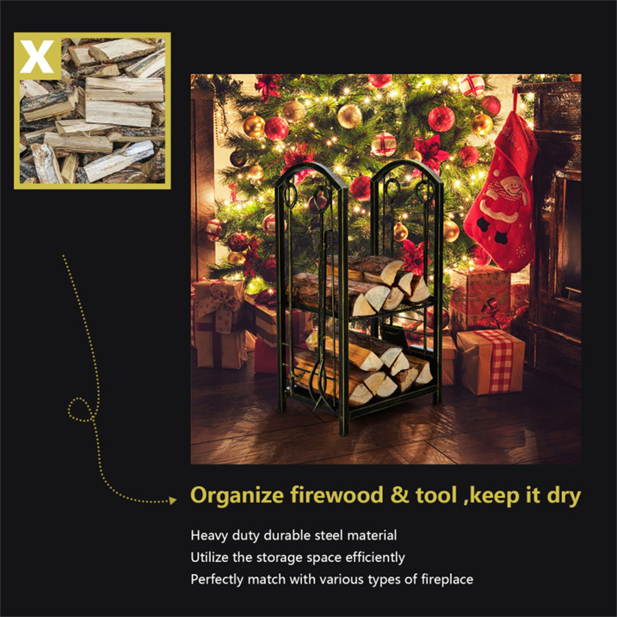 BABOOM BOM-61475CP-CO Firewood-Storage - View #8