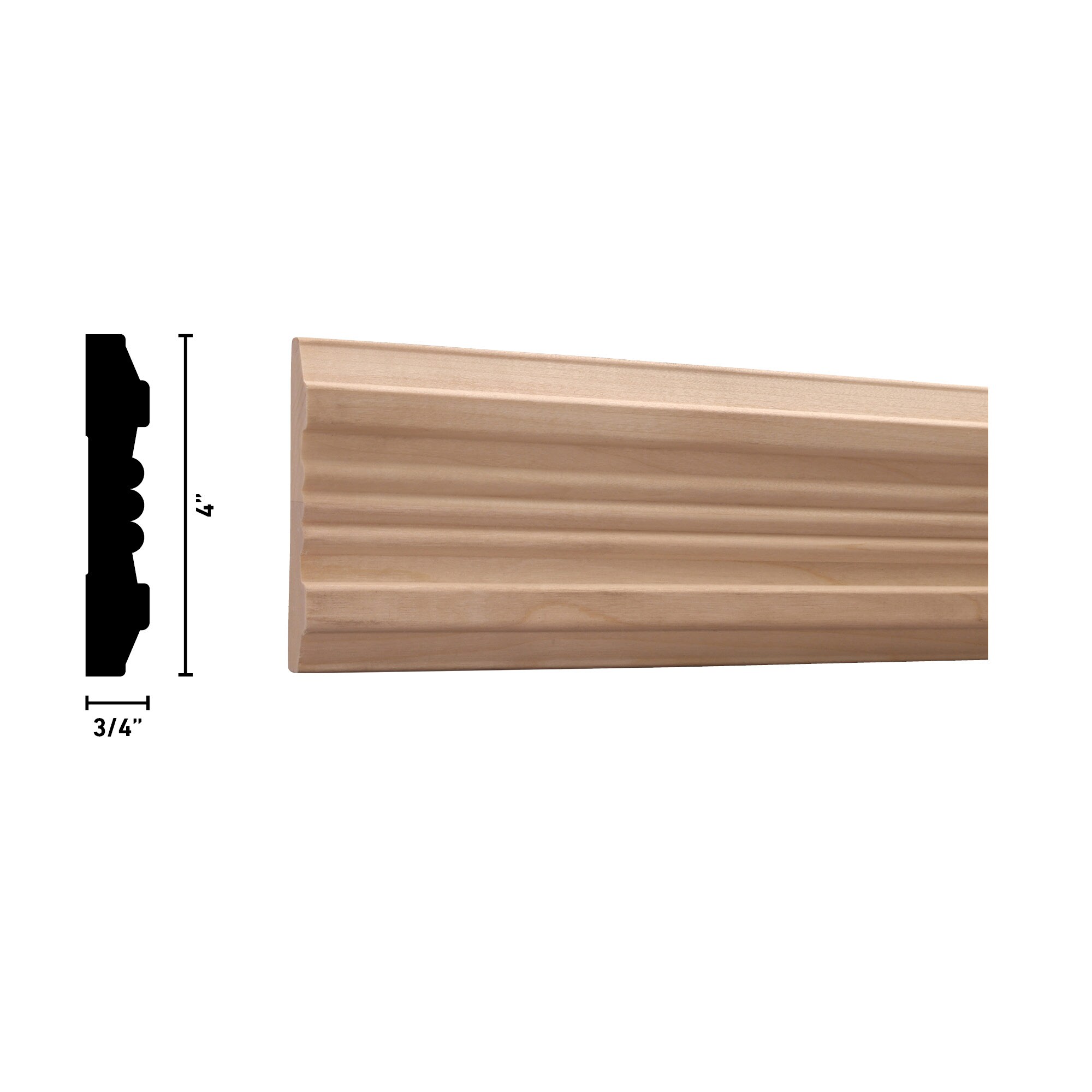 Ornamental Mouldings OML19SET-M28WHW Door-Casing-Kits - View #3