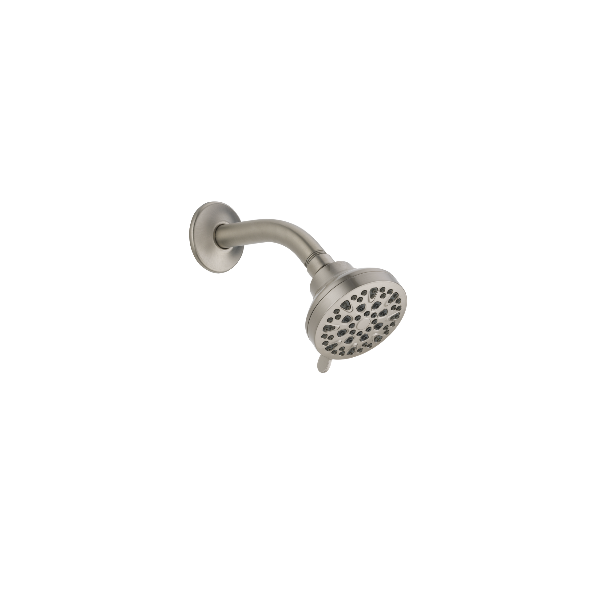 Peerless 76438BN 4.0 -Spray Brushed Nickel 3.94-in Round Fixed High Pressure Shower Head 1.5 GPM