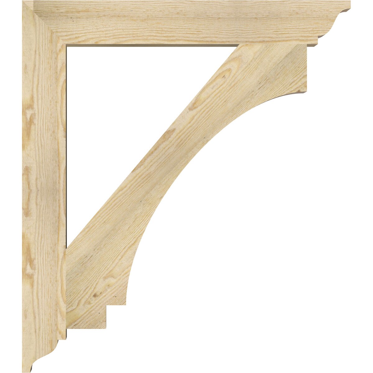 Ekena Millwork BKT04X30X34IMP01RDF Exterior-Brackets-Braces - View #3