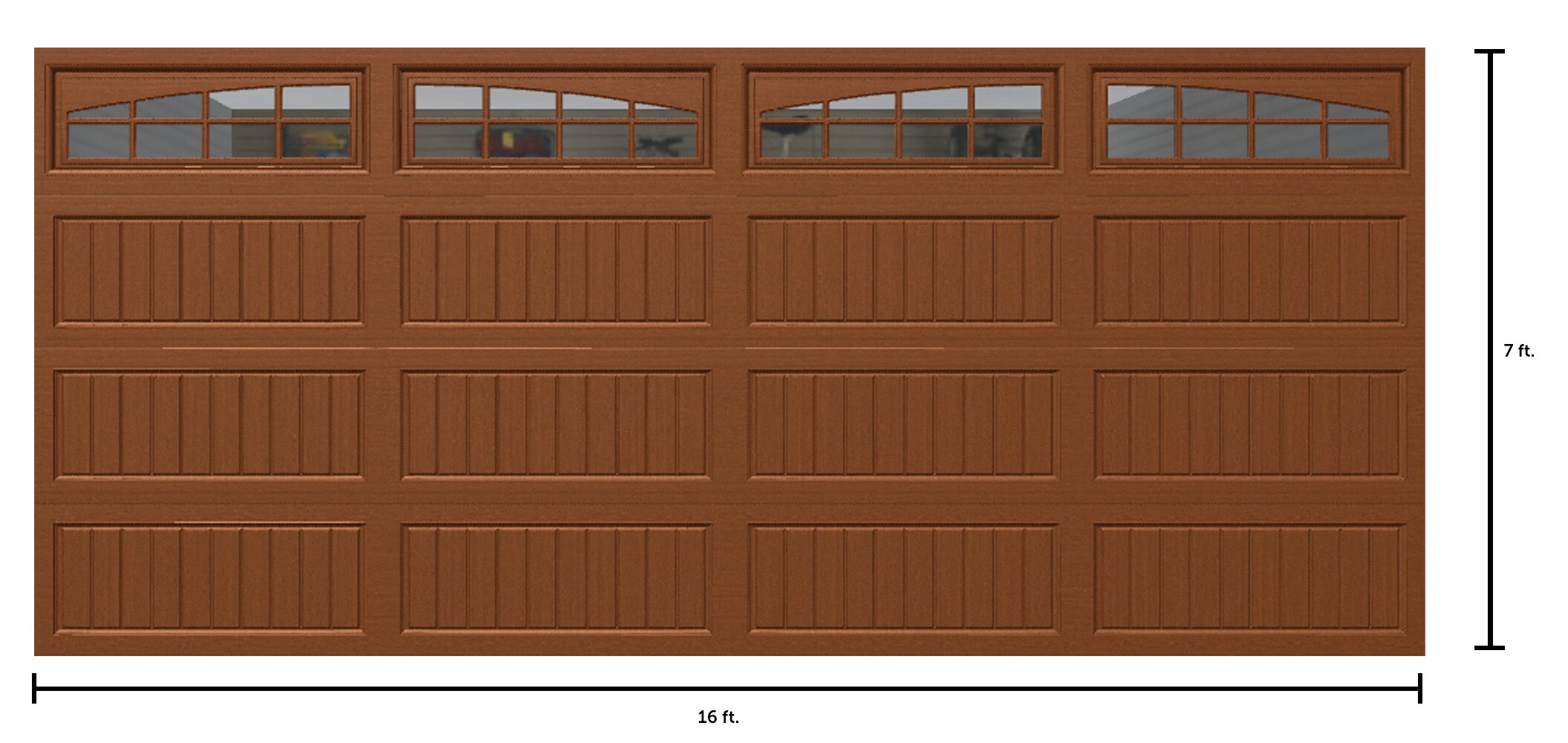Wayne Dalton WD8300SRGOAS167 Garage-Doors - View #2