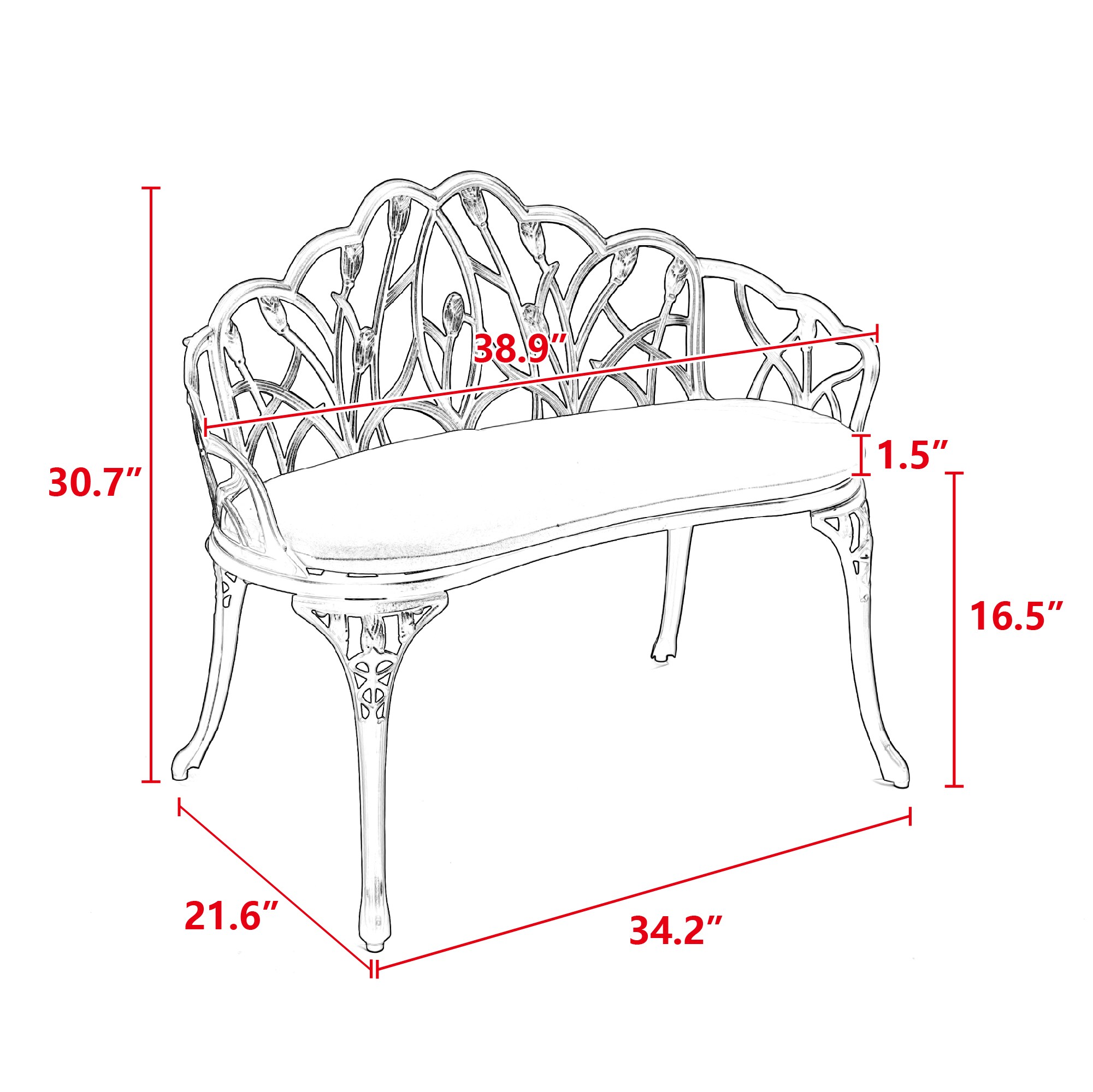 AHIOU HOME ZAAHG-105989B benches - View #10