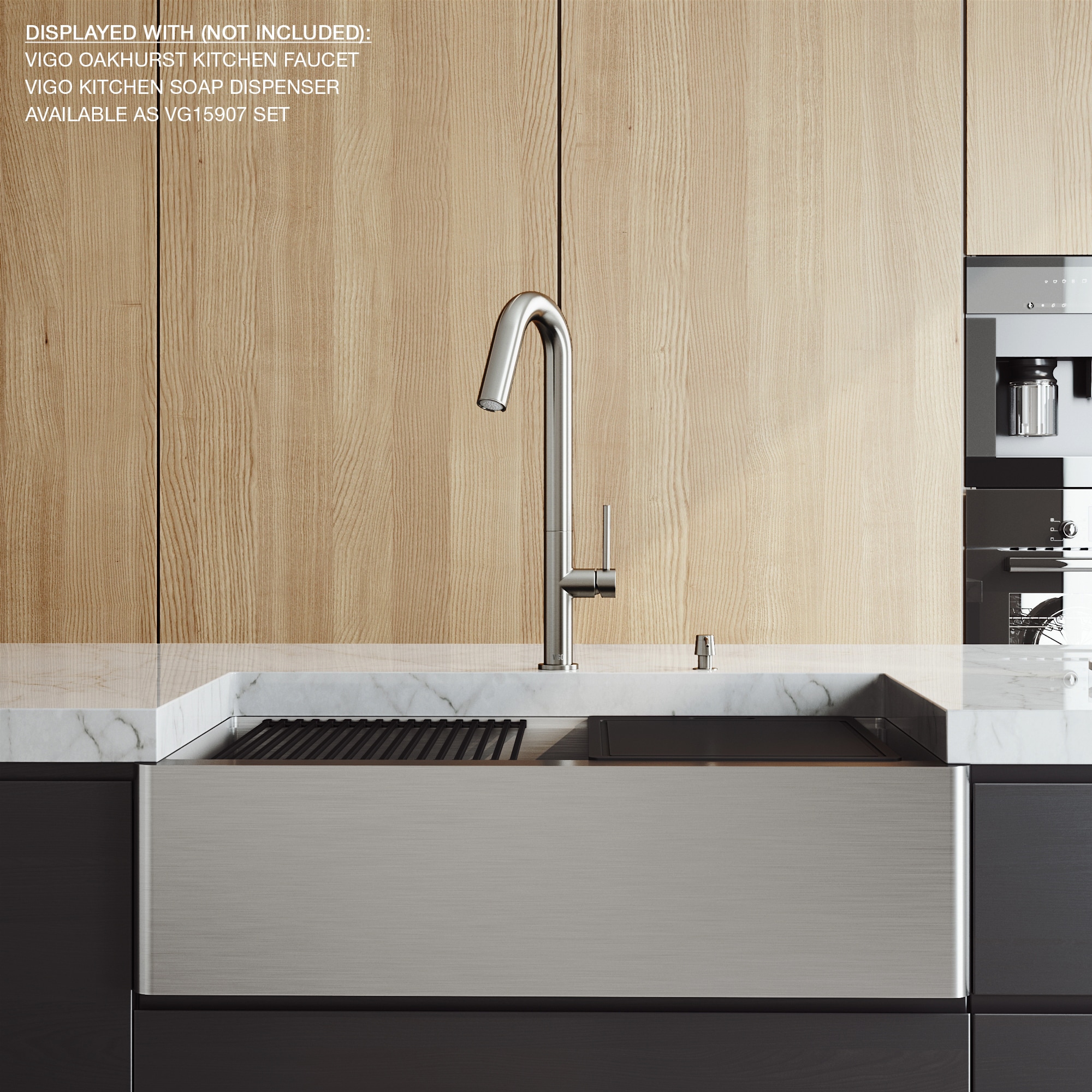 VIGO VGS3320FA Kitchen-Sinks - View #4