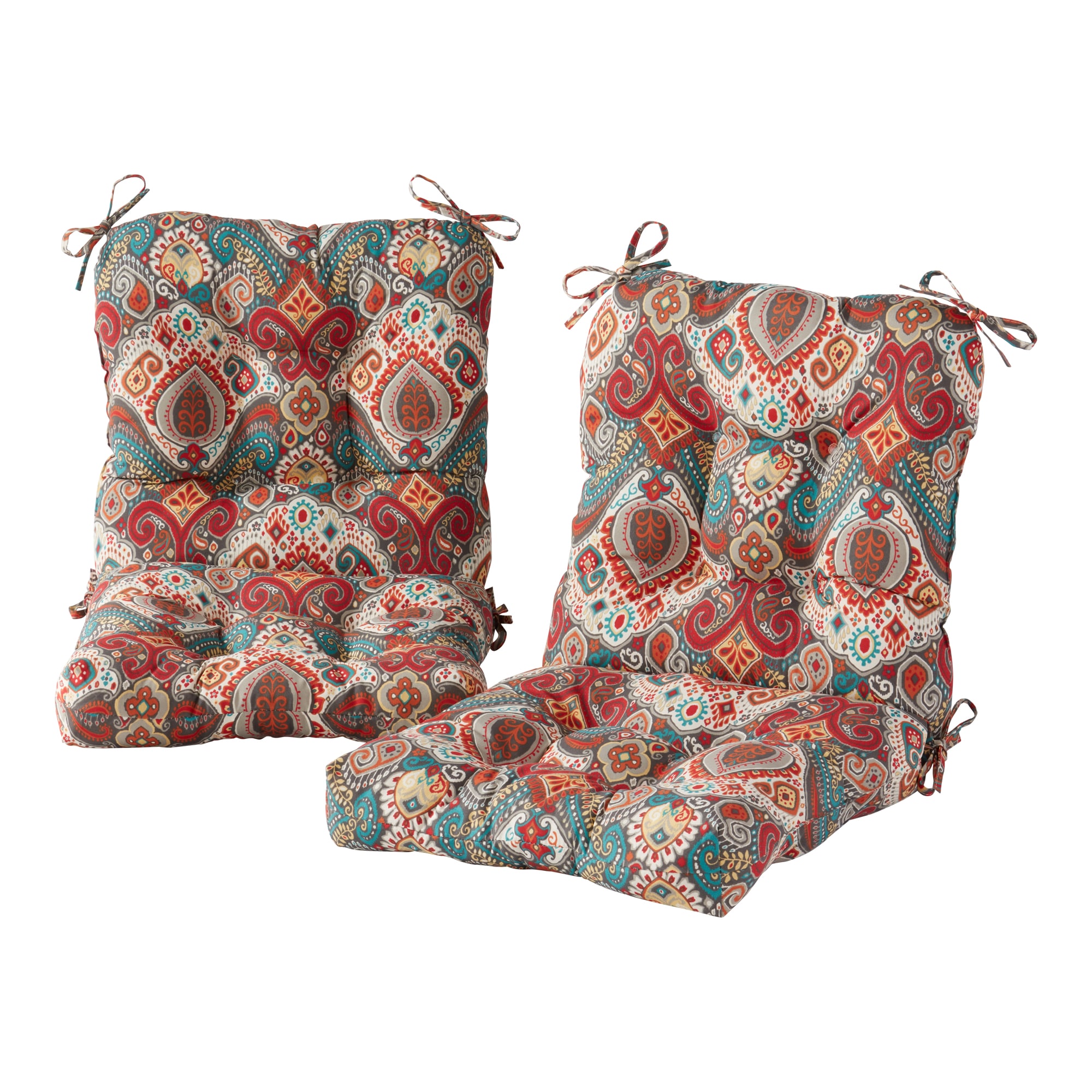 Greendale Home Fashions OC6815S2-ASBURYPARK 21-in x 21-in 2 -Piece Asbury Park Patio chair cushion