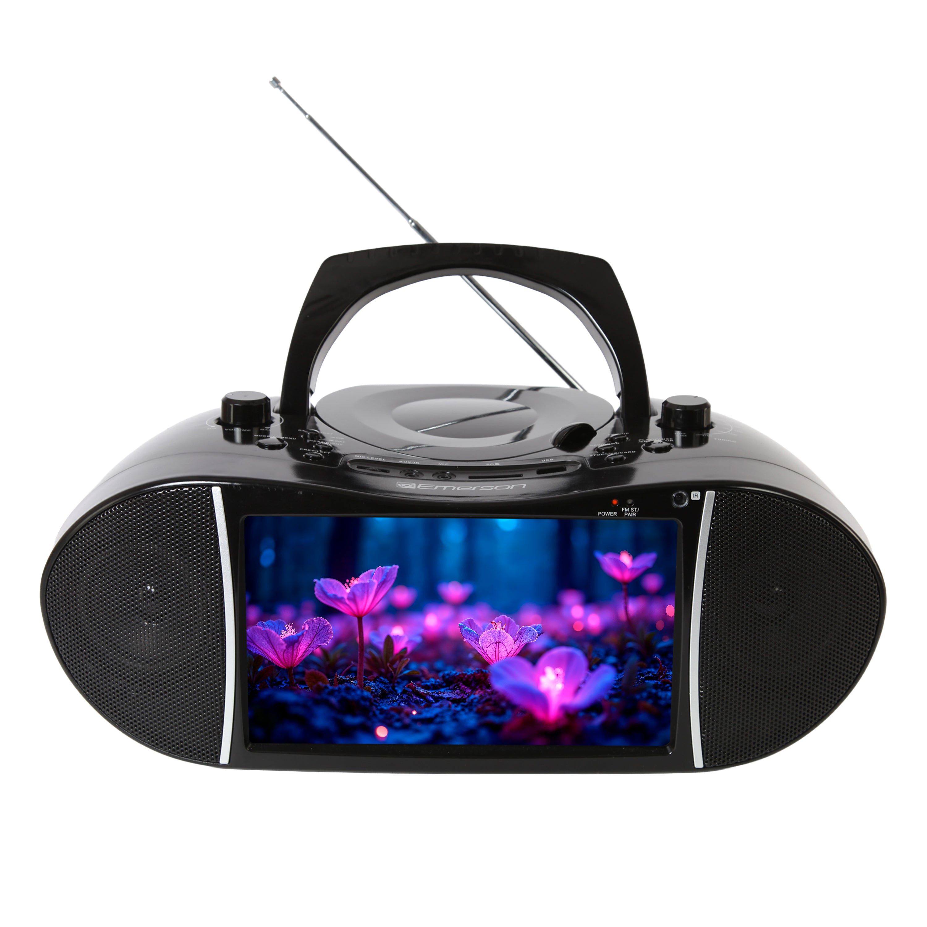 Emerson 9 Inch TV and DVD Multi-media Boombox with HD-Input #EDL-2901