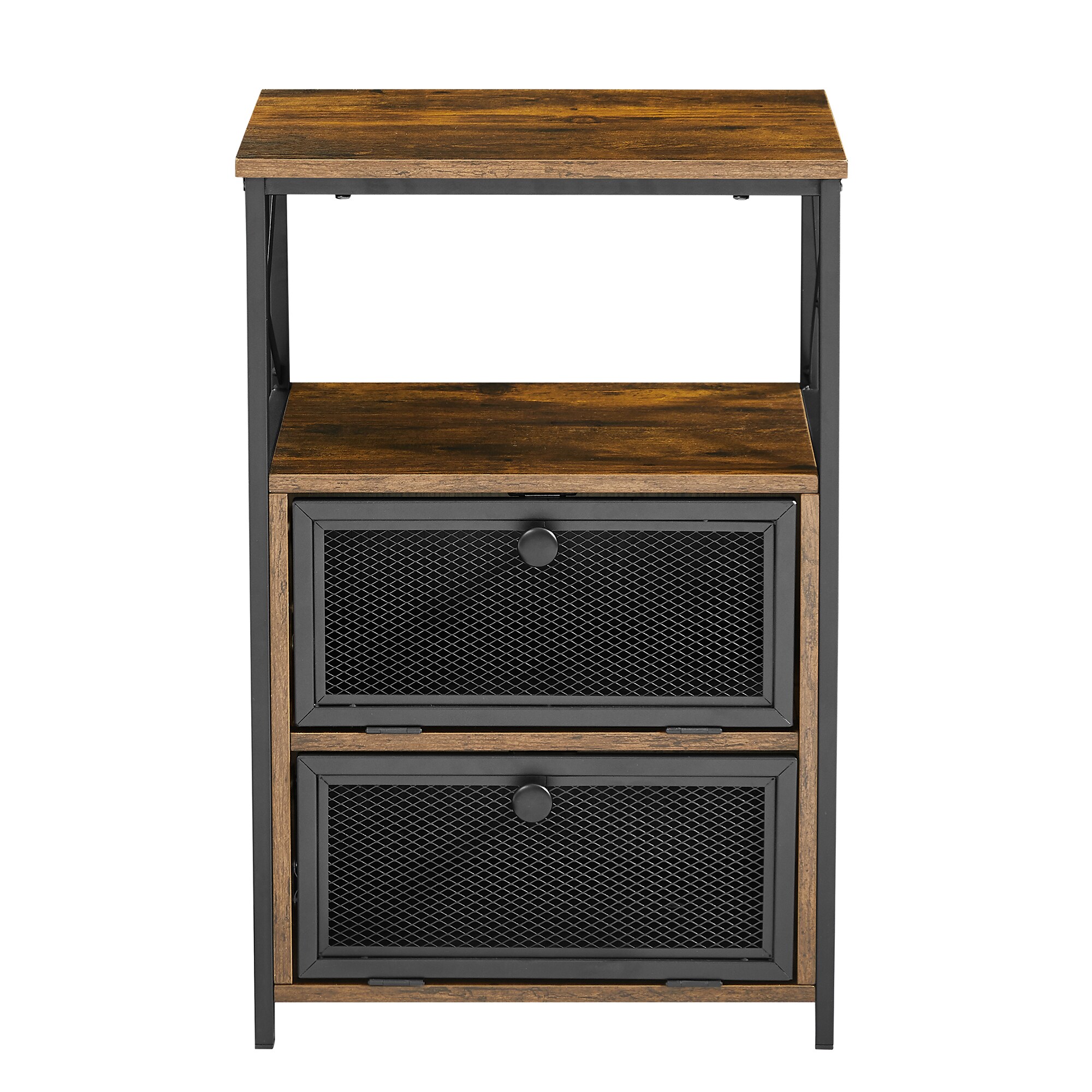 Vecelo LOE-XF-NS04-BRN-A2 nightstands - View #5