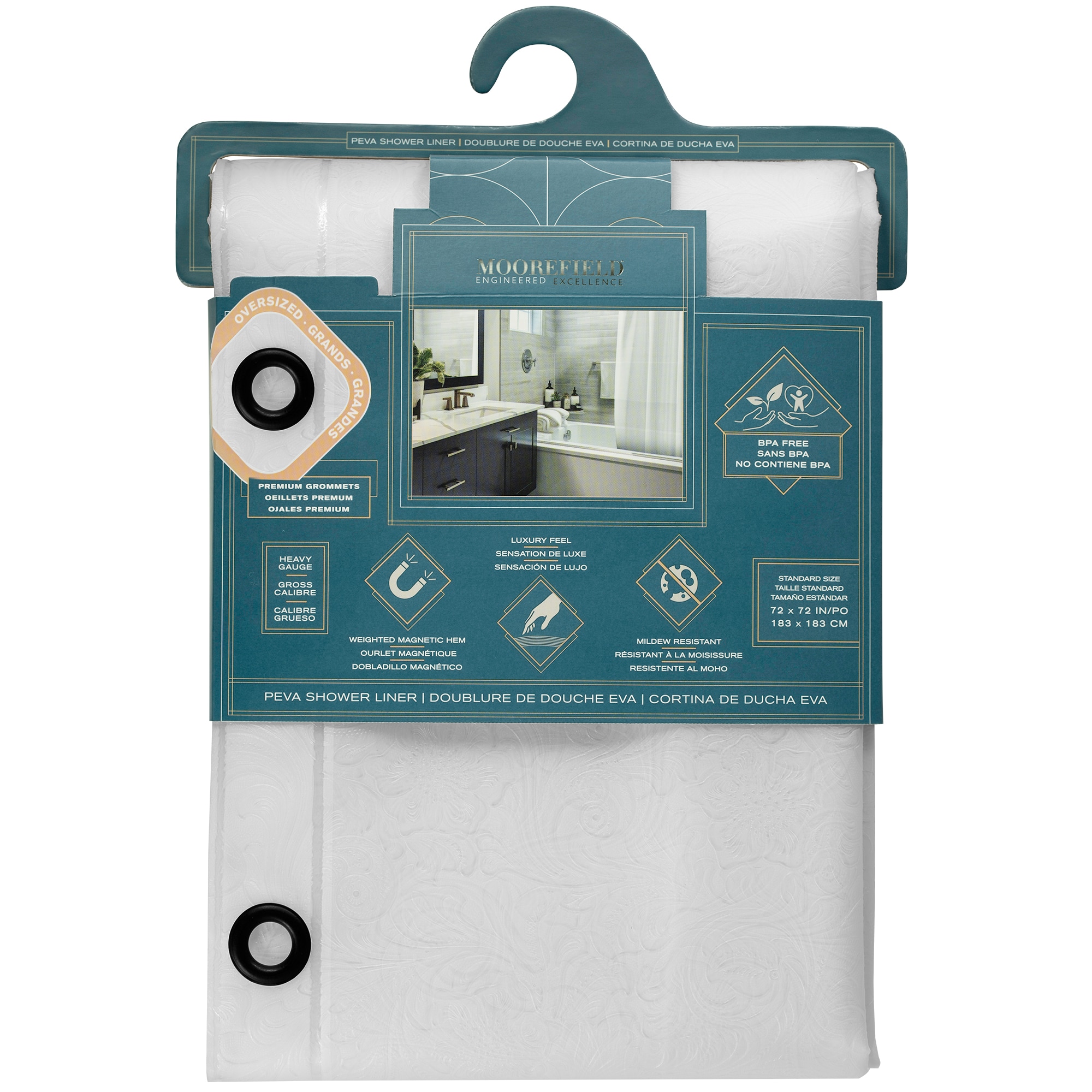 Moorefield LS422FCL Shower-Curtains-Liners - View #7