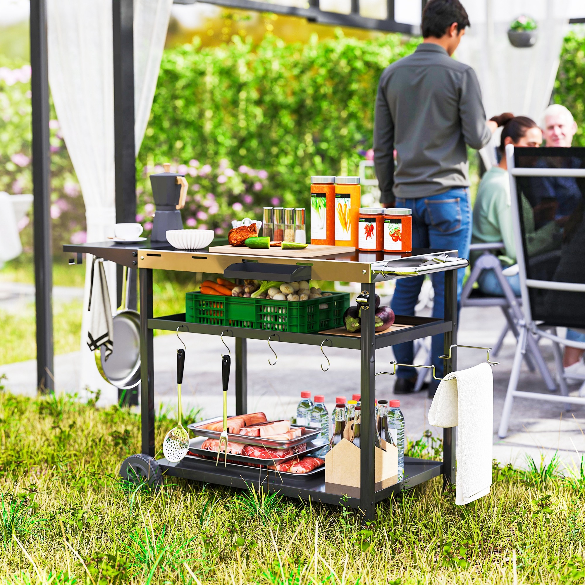 Anysun ASPPPSM02081-K0 Grill-Carts-Grill-Stands - View #2