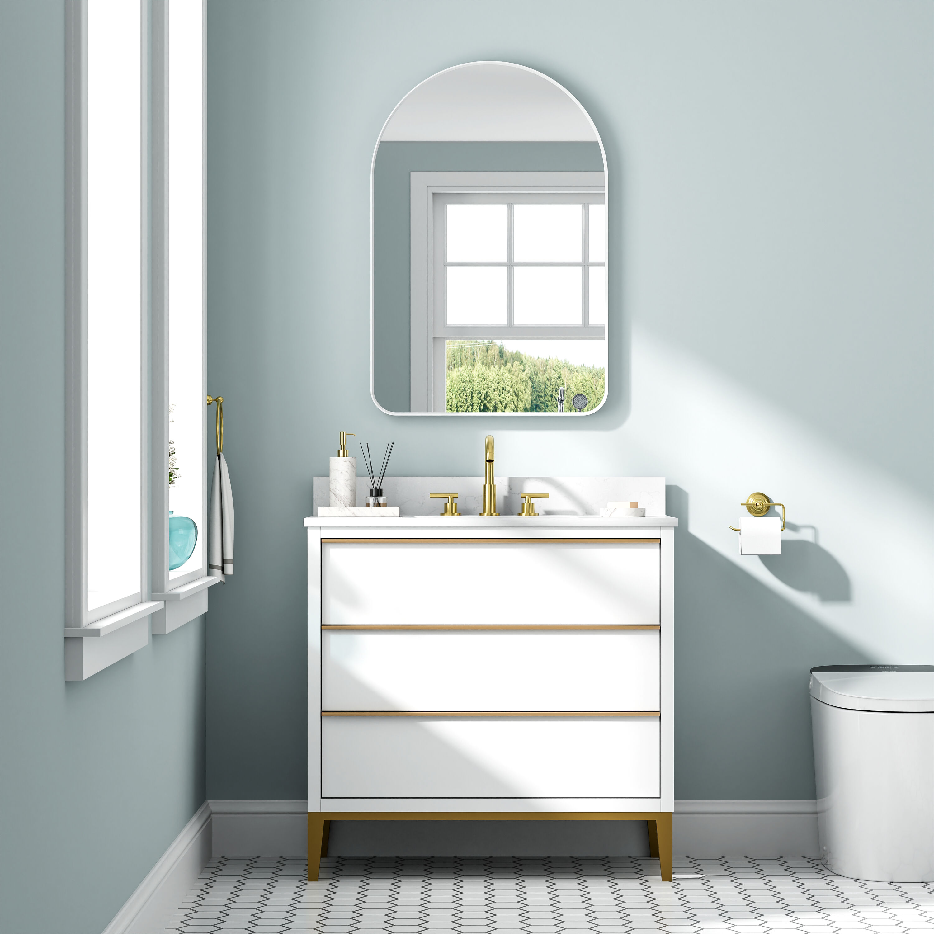 Poinic QZCFM4-2436W Decor-Mirrors - View #3