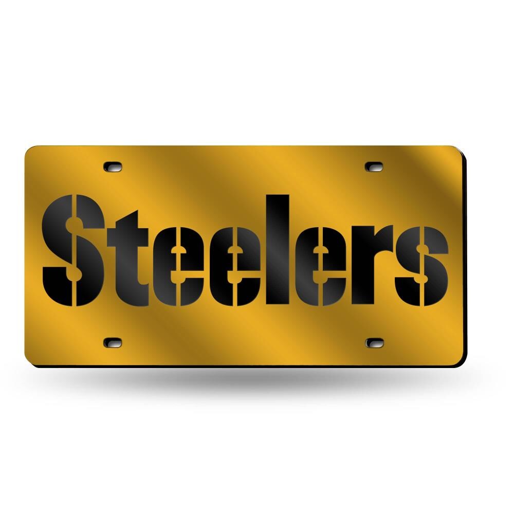 Rico Industries Pittsburgh Steelers License Plate at