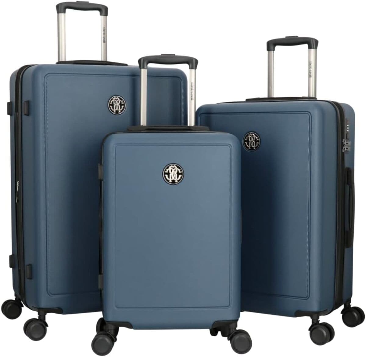 J&V TEXTILES KSV12XA#36304926 28X19X16 Blue Plastic Hardshell Suitcase set