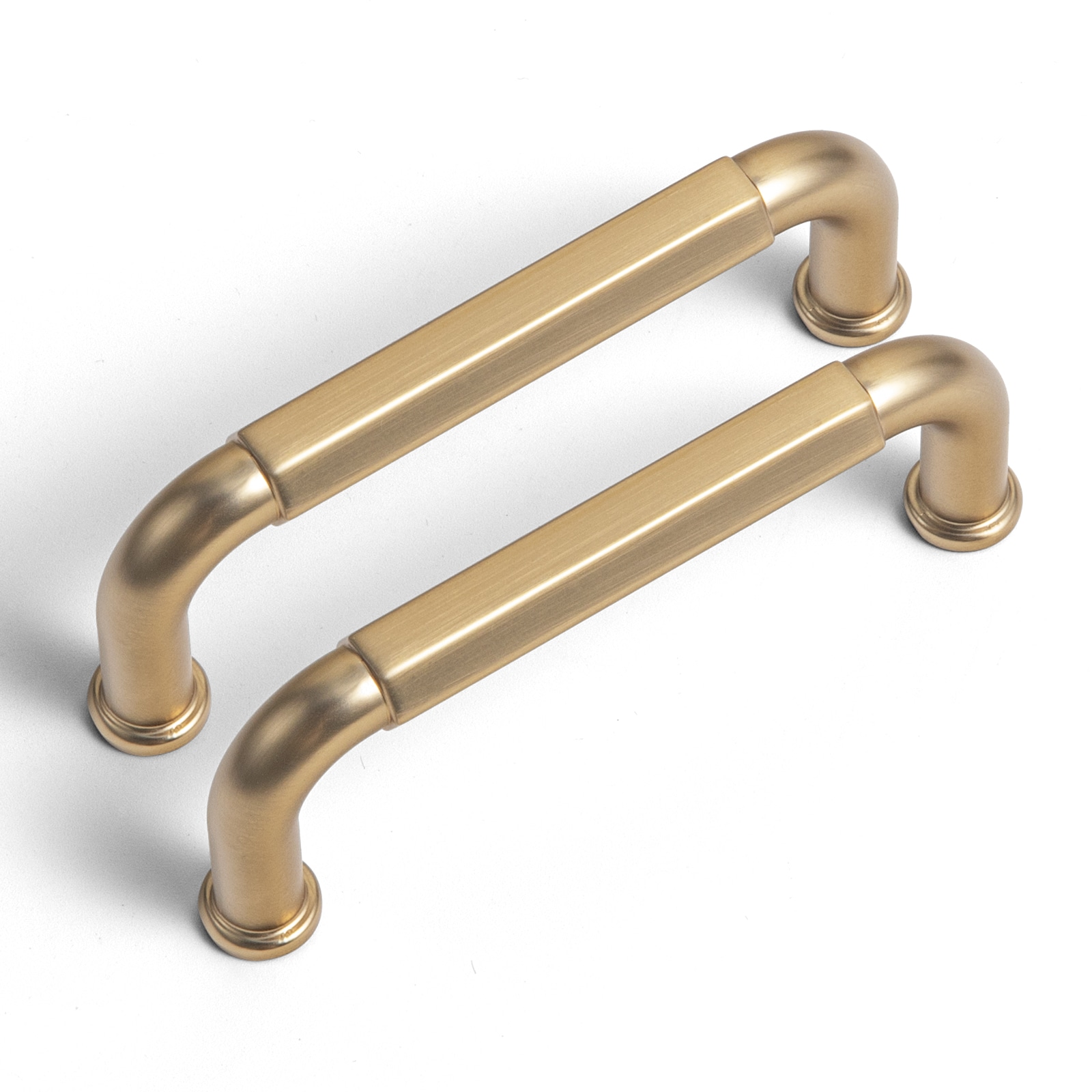 Miaokesen 2201UBR-76 3-in , 76mm Center to Center Champagne Bronze Cylindrical Handle 6 -Pack