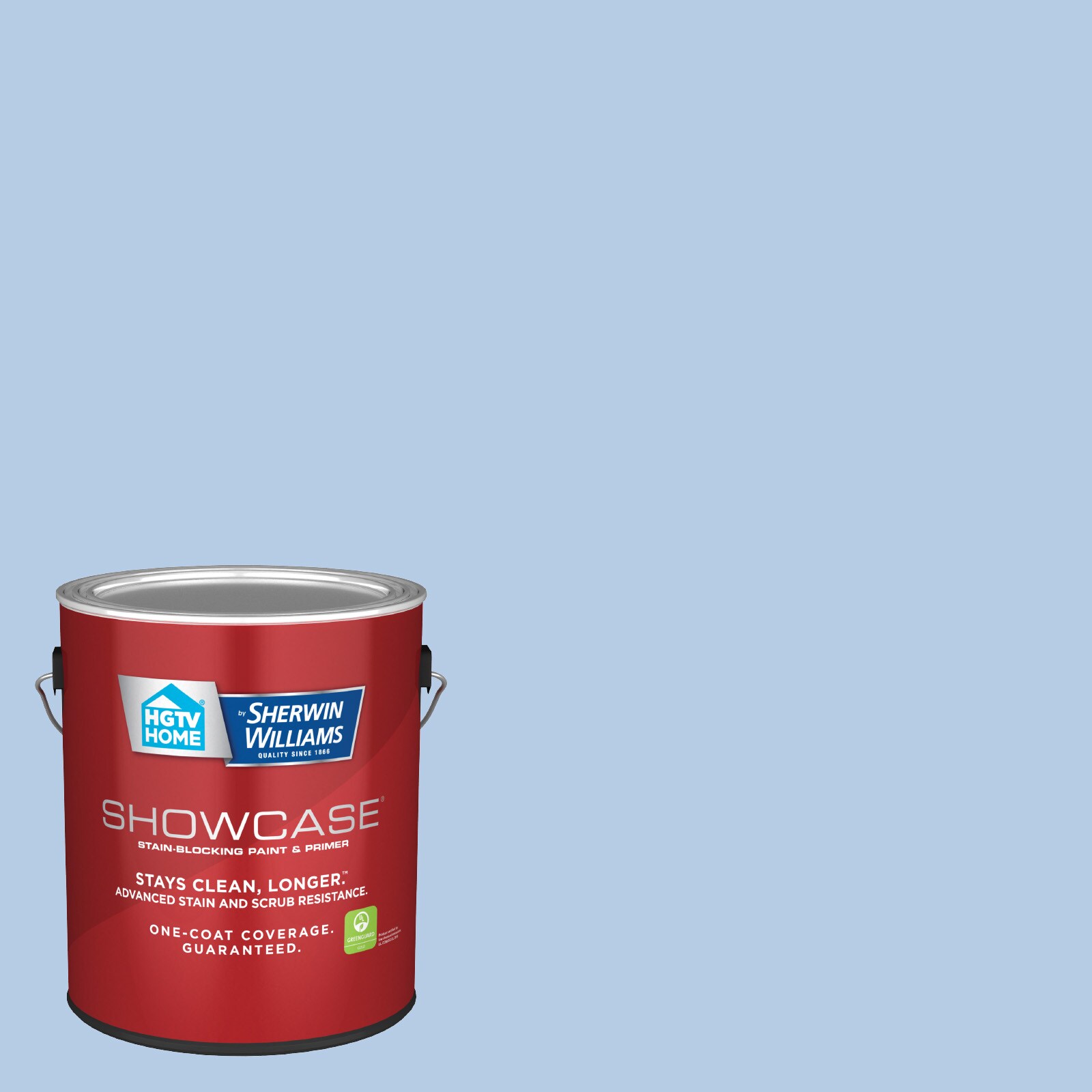 HGTV HOME by Sherwin-Williams 4006-7B-935237 Showcase Satin Utterly Blue 4006-7B Acrylic Interior Paint Paint + Primer ( 1-gallon )