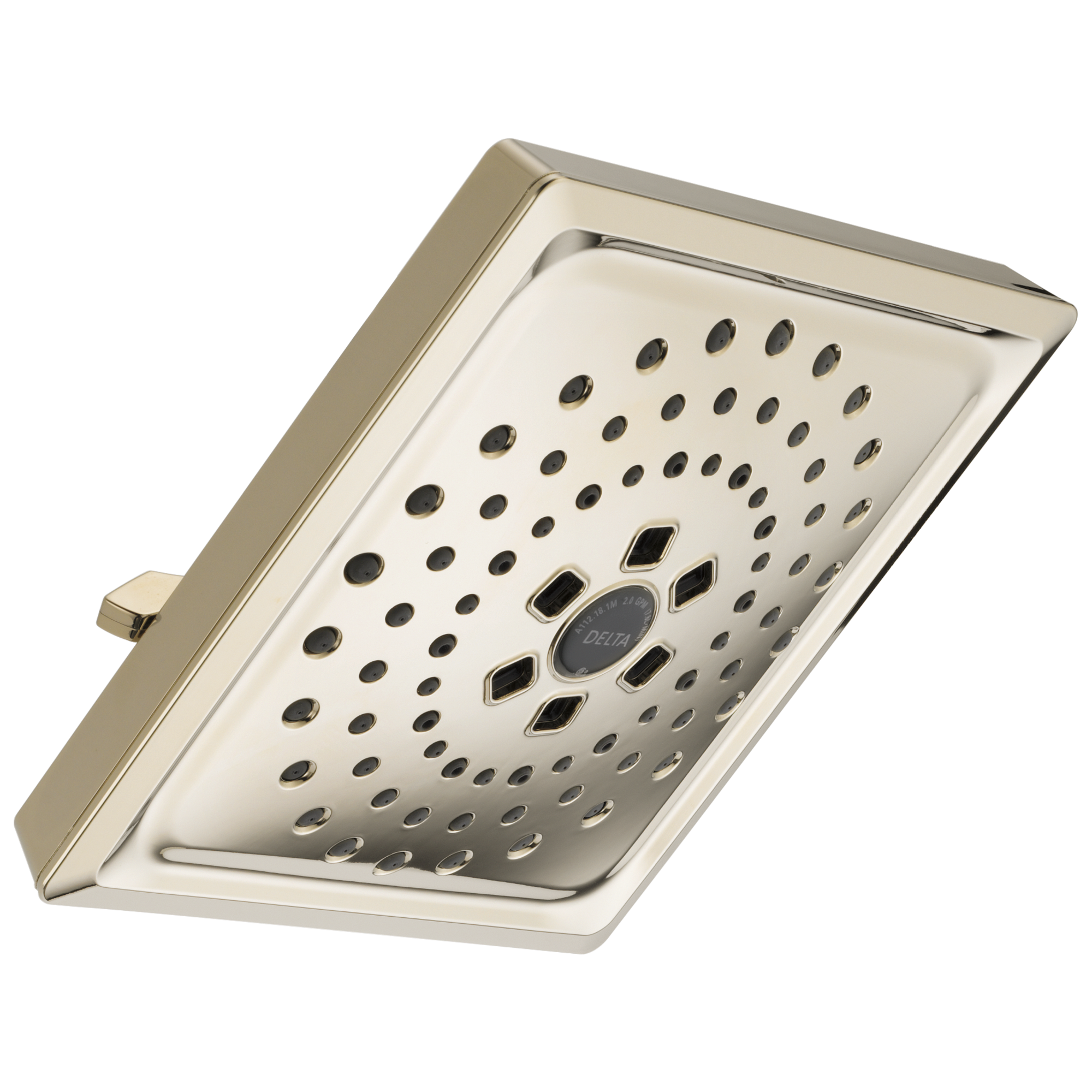 Delta Universal Showering Components Brushed Nickel 3-Spray Rain Shower Head 1.75-GPM (6.6-LPM)