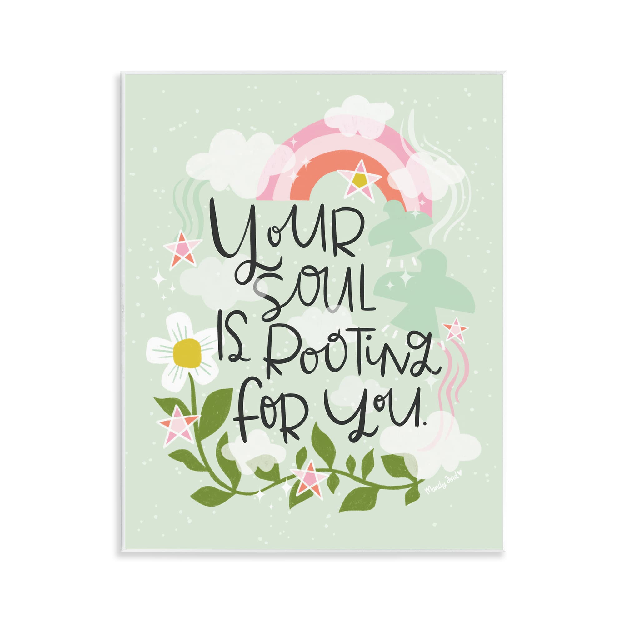 Stupell Industries -  Your Soul Is Rooting For You Wall Plaque Art By Mandy Ford Art + Illustrati...