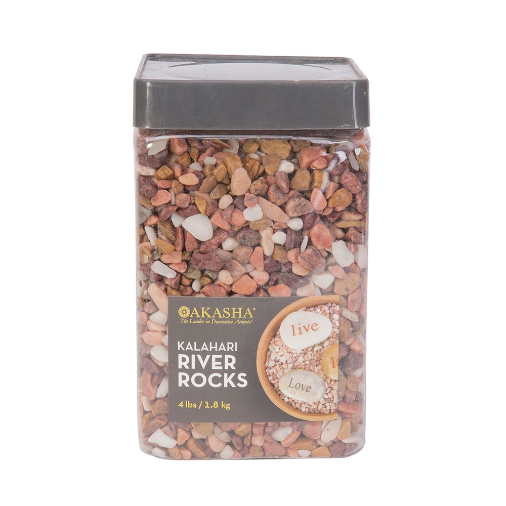AKASHA SNKALLO 4 Pound(s) 4-lb Multiple colors/finishes River rock ( 0.5 - 3.0-in Rock Size )