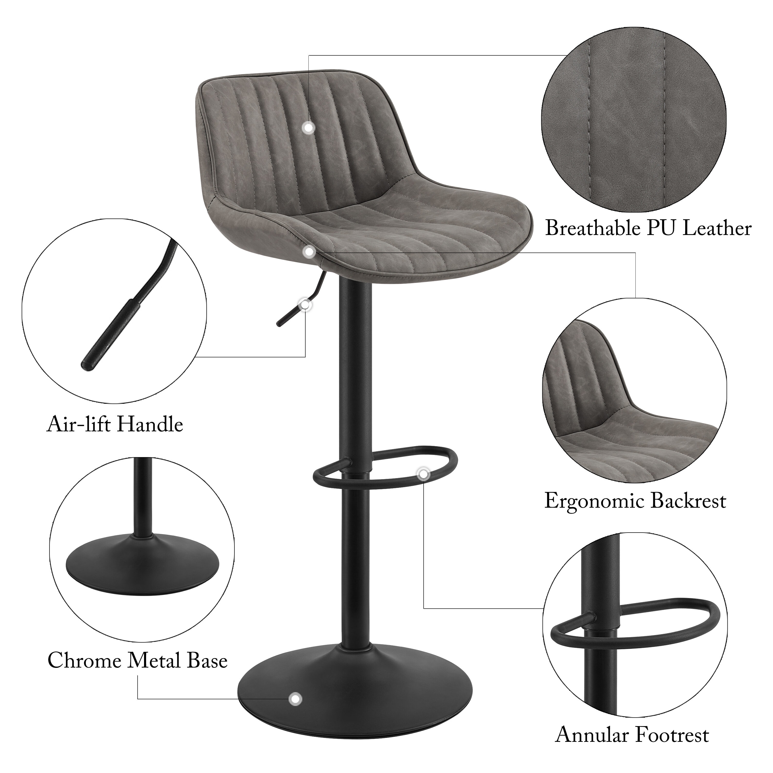 Art Leon BS006-5 stools - View #7