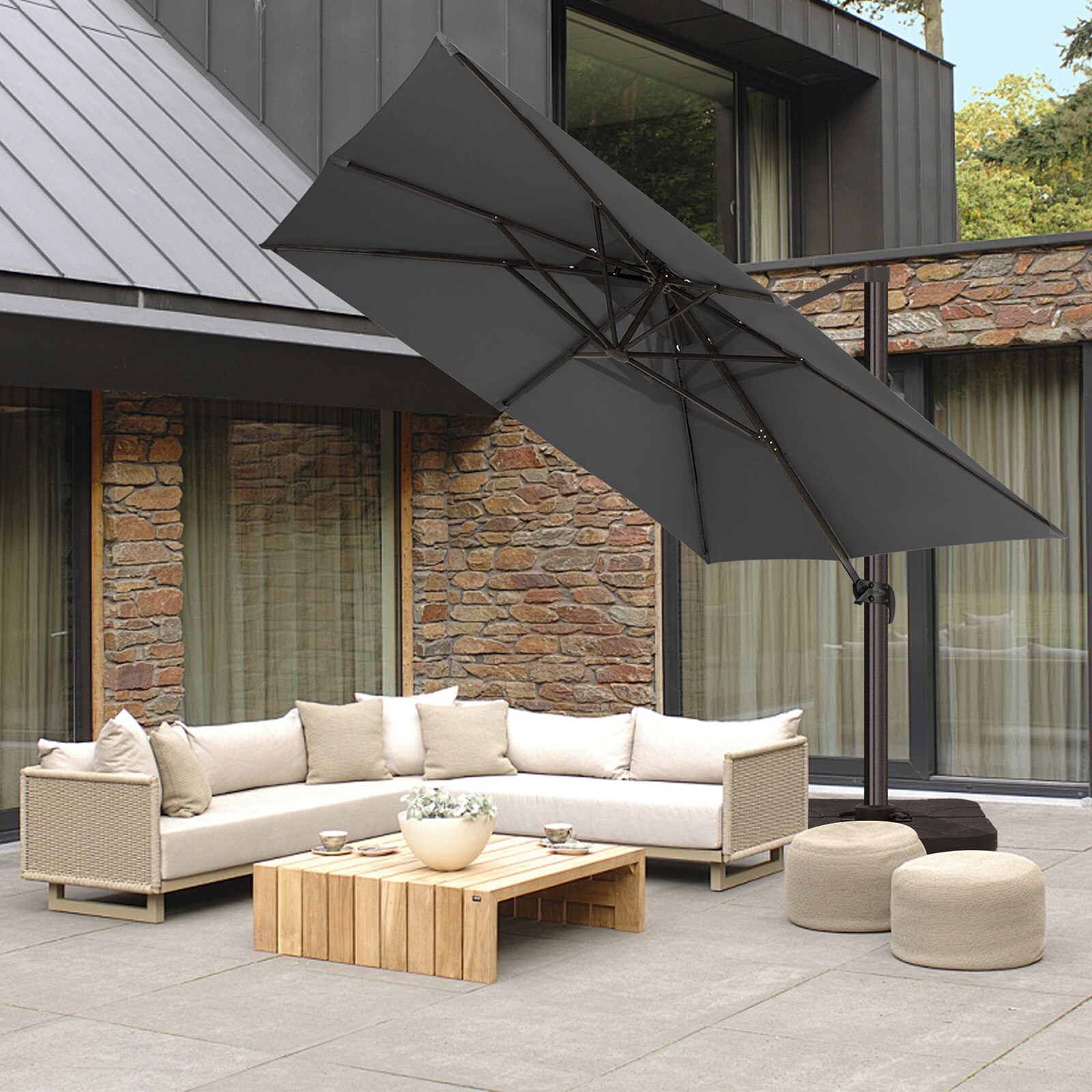 JEAREY JE-LKZLM-12X12FT-GR Umbrellas-2 - View #2