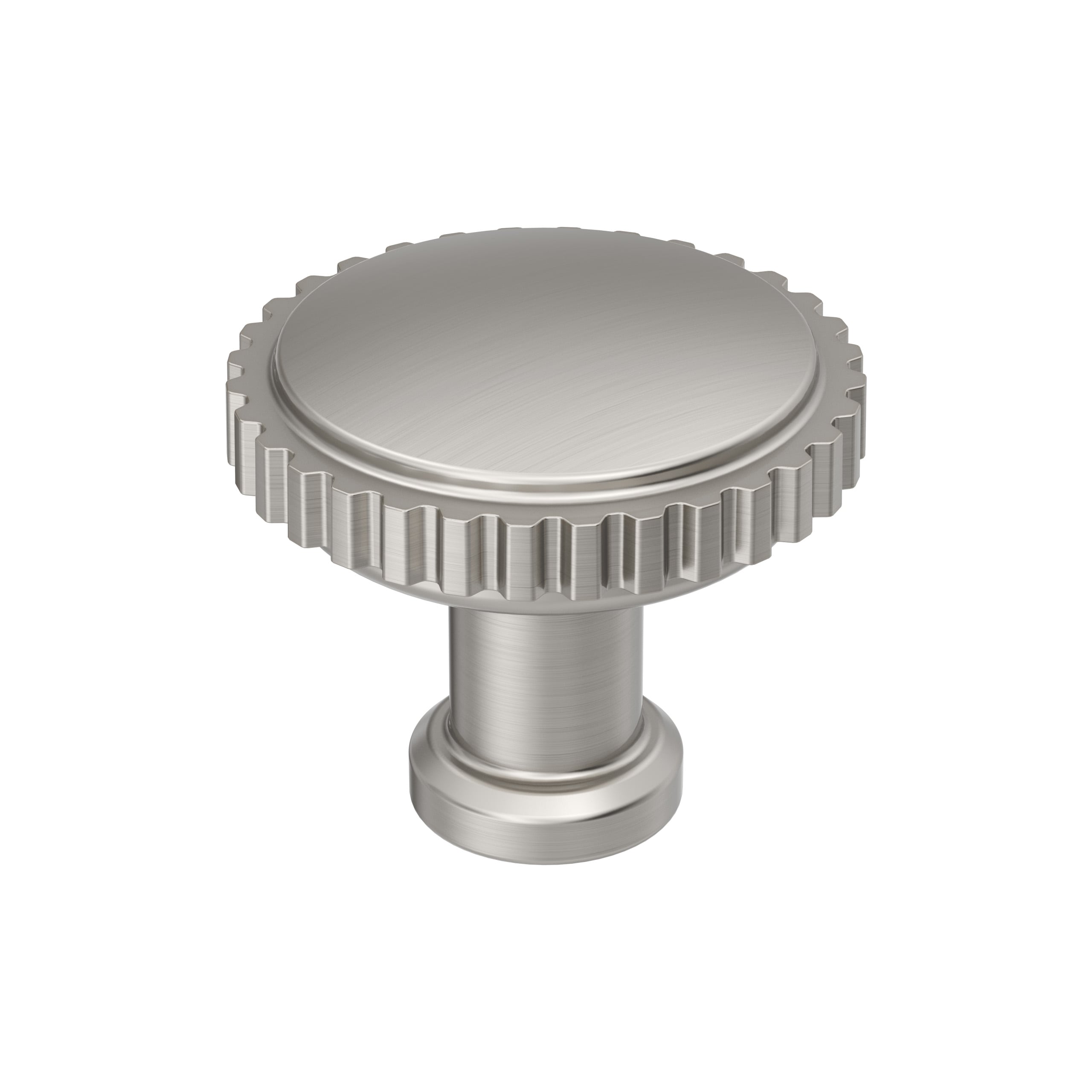 Amerock BP37800G10 Farewind 1-1/4-in Satin Nickel Round Transitional Cabinet Knob