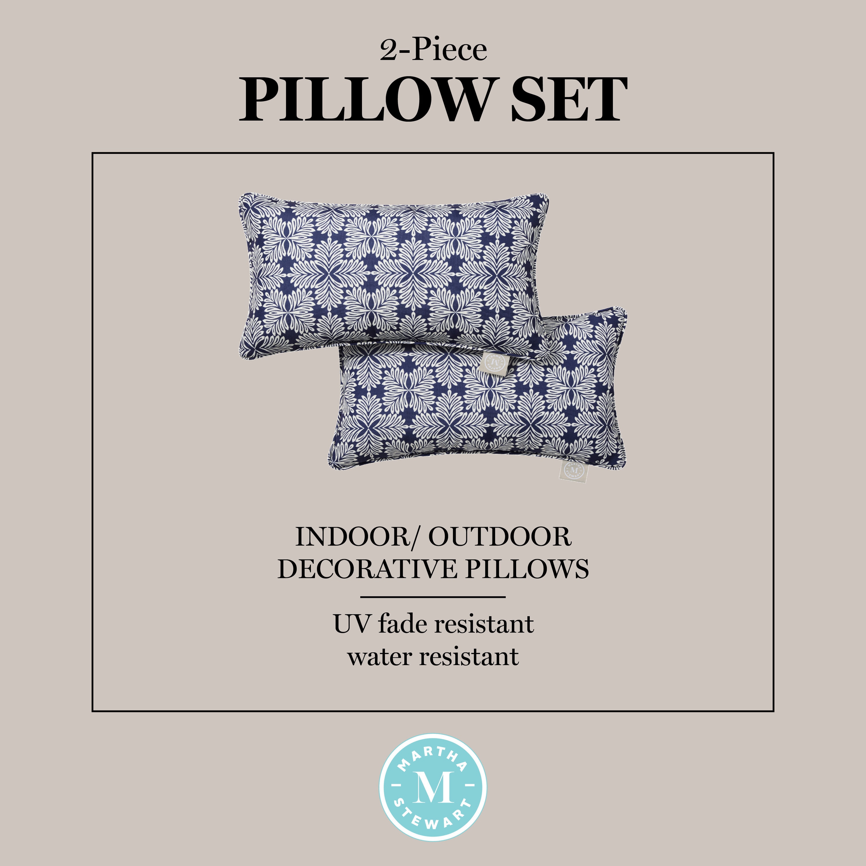 Martha Stewart 2PK-DCP-E047-300 Accent-Pillows - View #7