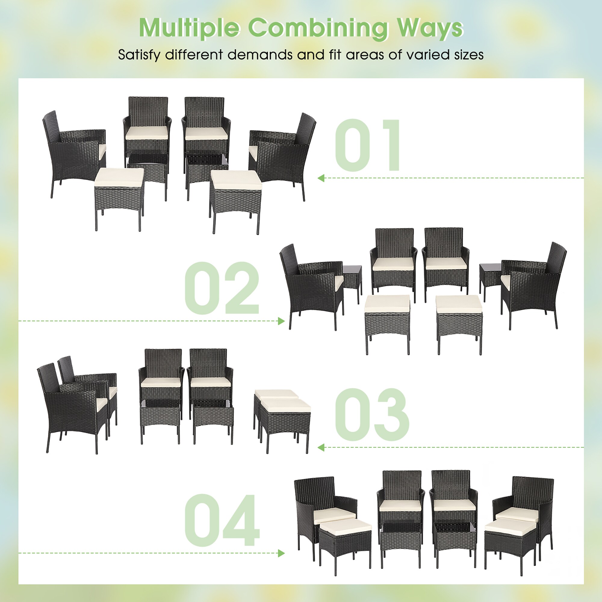 BABOOM BOM-642+-CO Patio-Conversation-Sets - View #8
