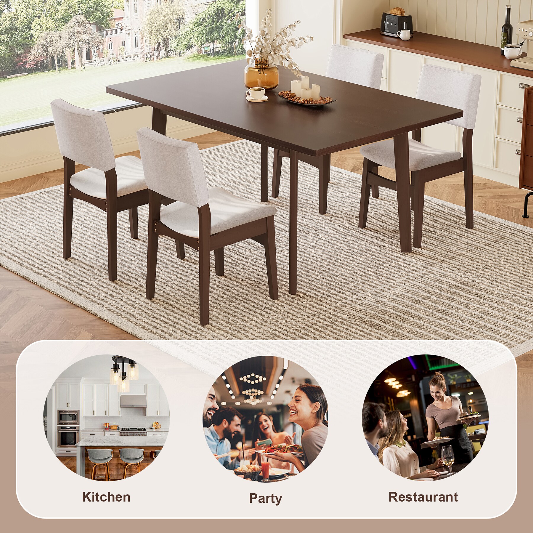 SINOFURN SYA010561GY Dining-Sets - View #8