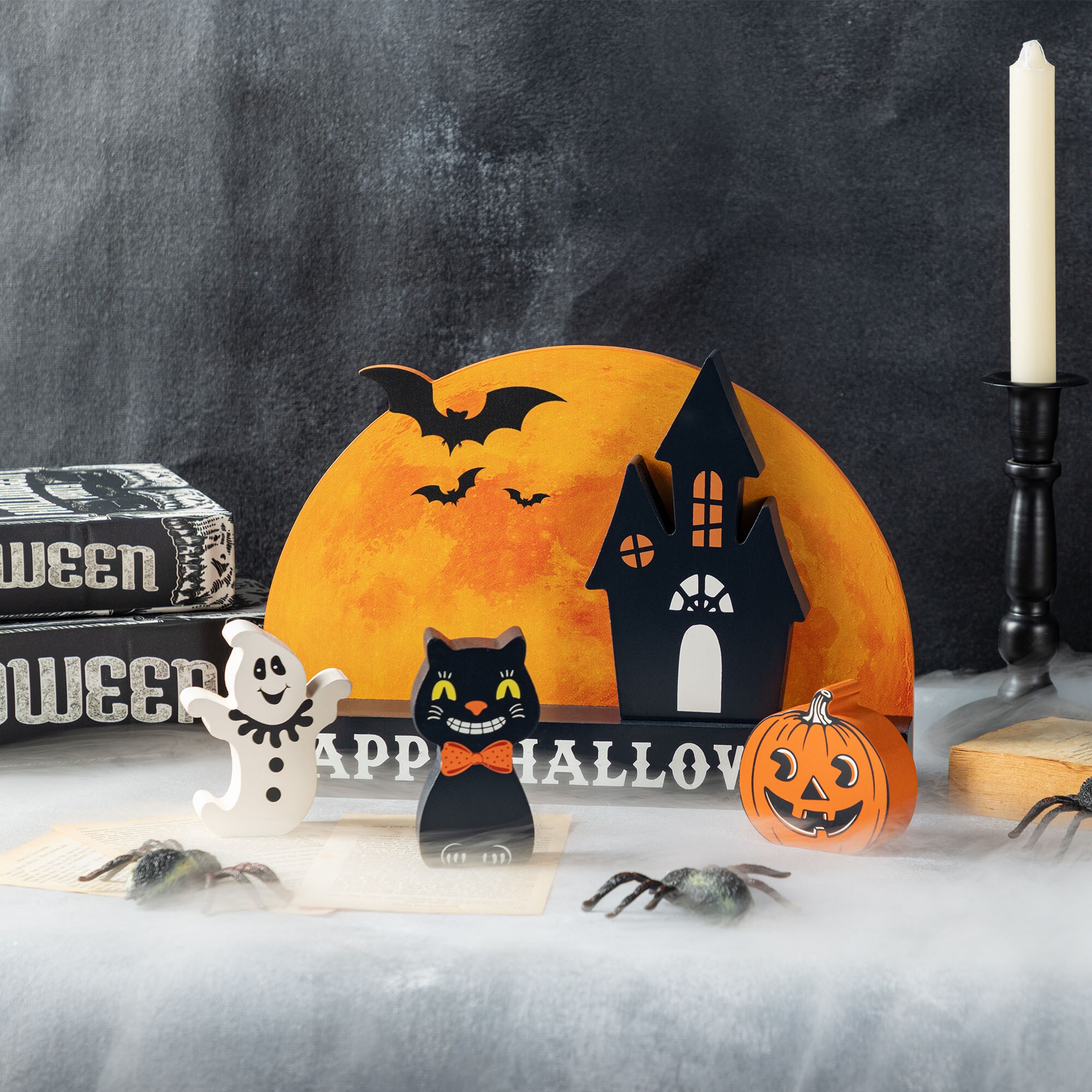 Glitzhome 2006200049 Table-Halloween-Decor - View #12