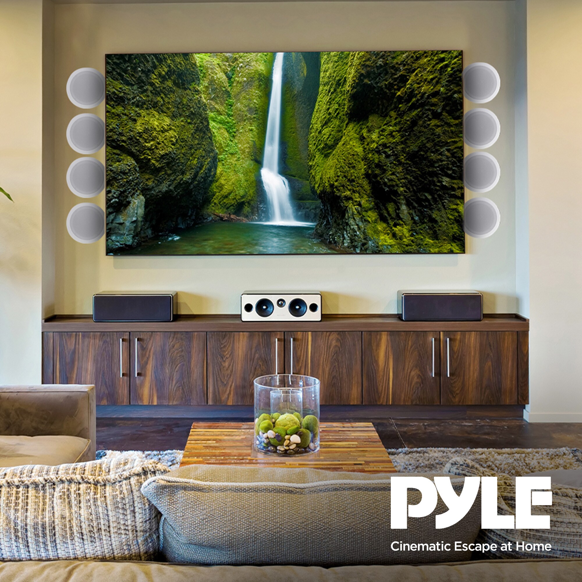 Pyle 4 X PDIC1661RD Portable-Speakers - View #4