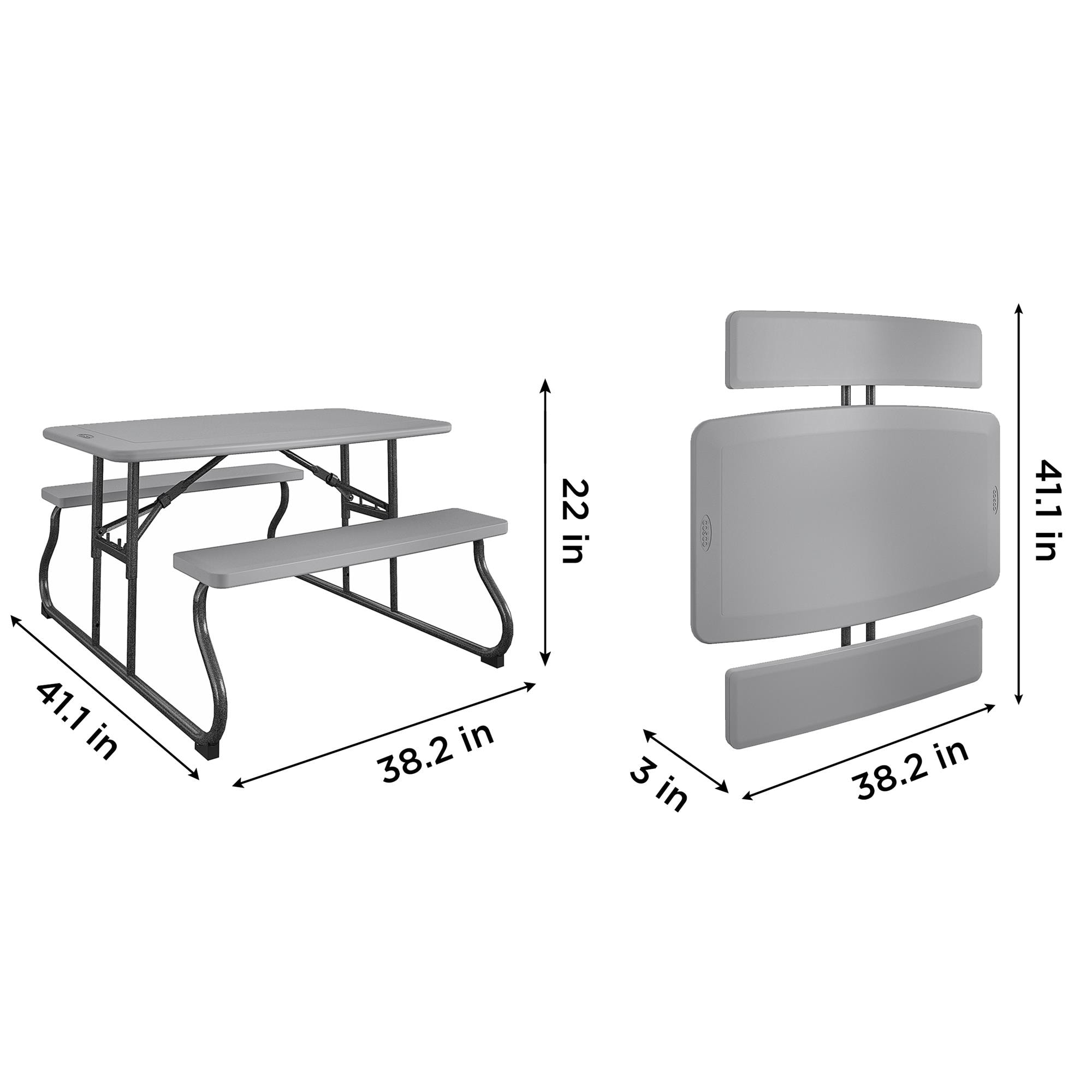 Cosco 87906LGY1L Picnic-Tables - View #9