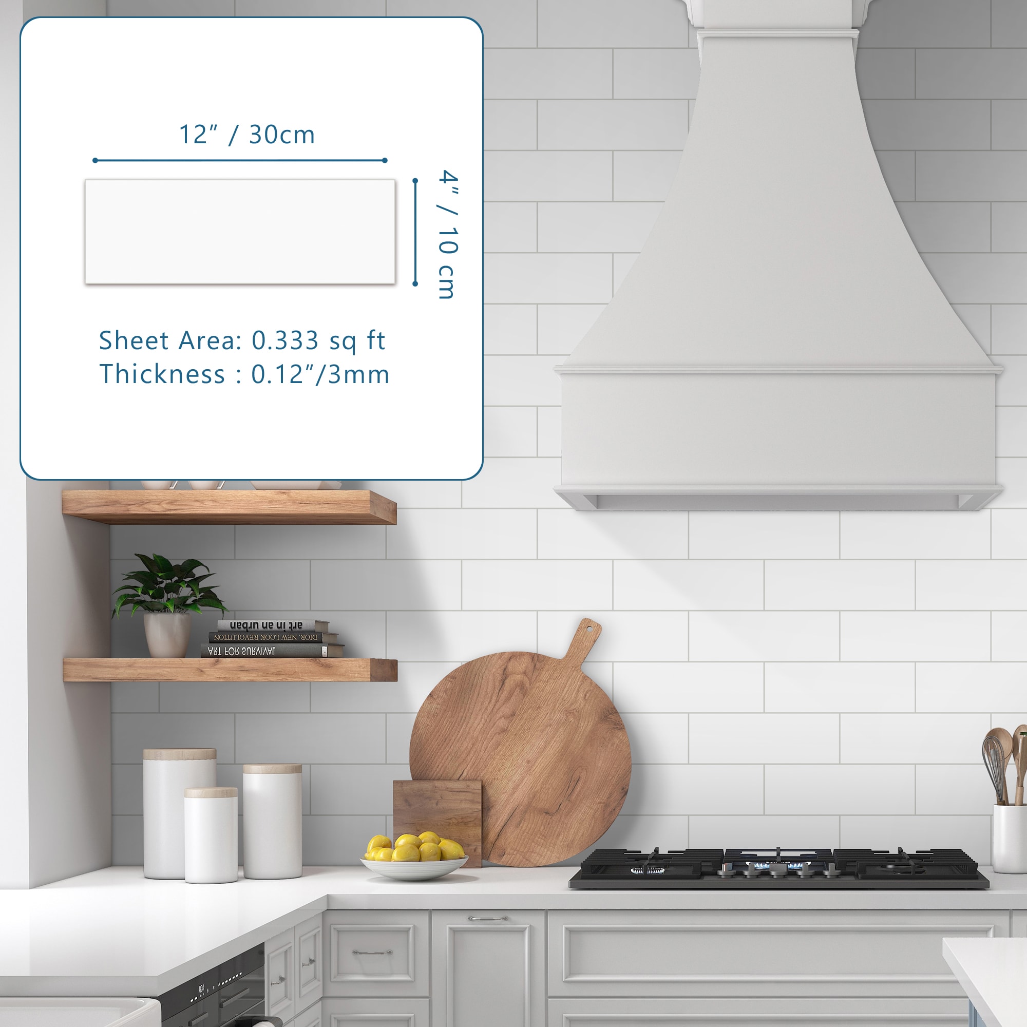 SUNWINGS 100300-WHI-30 Ceramic-Tile - View #7