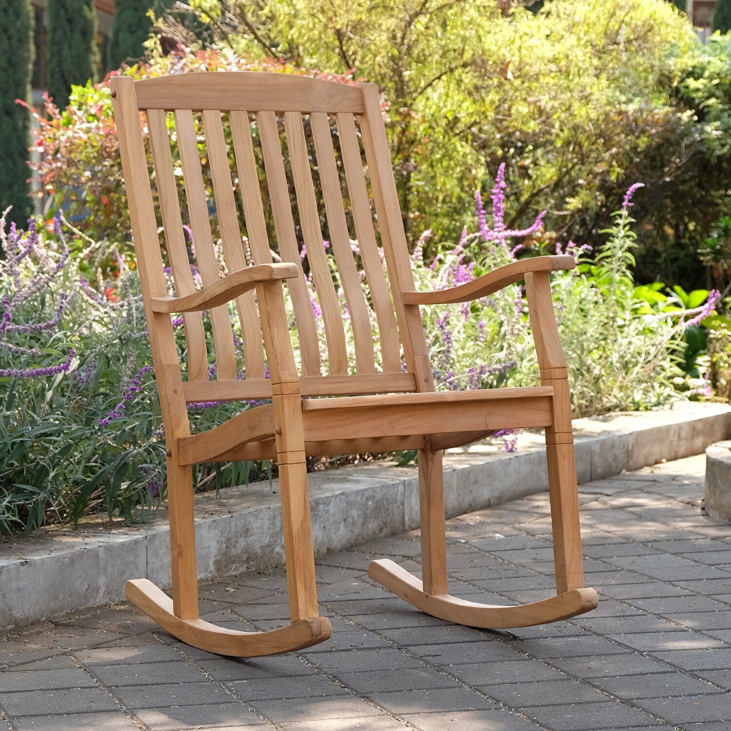 Cambridge Casual Heaton Natural Unfinished Wood Frame Rocking Chair(s ...