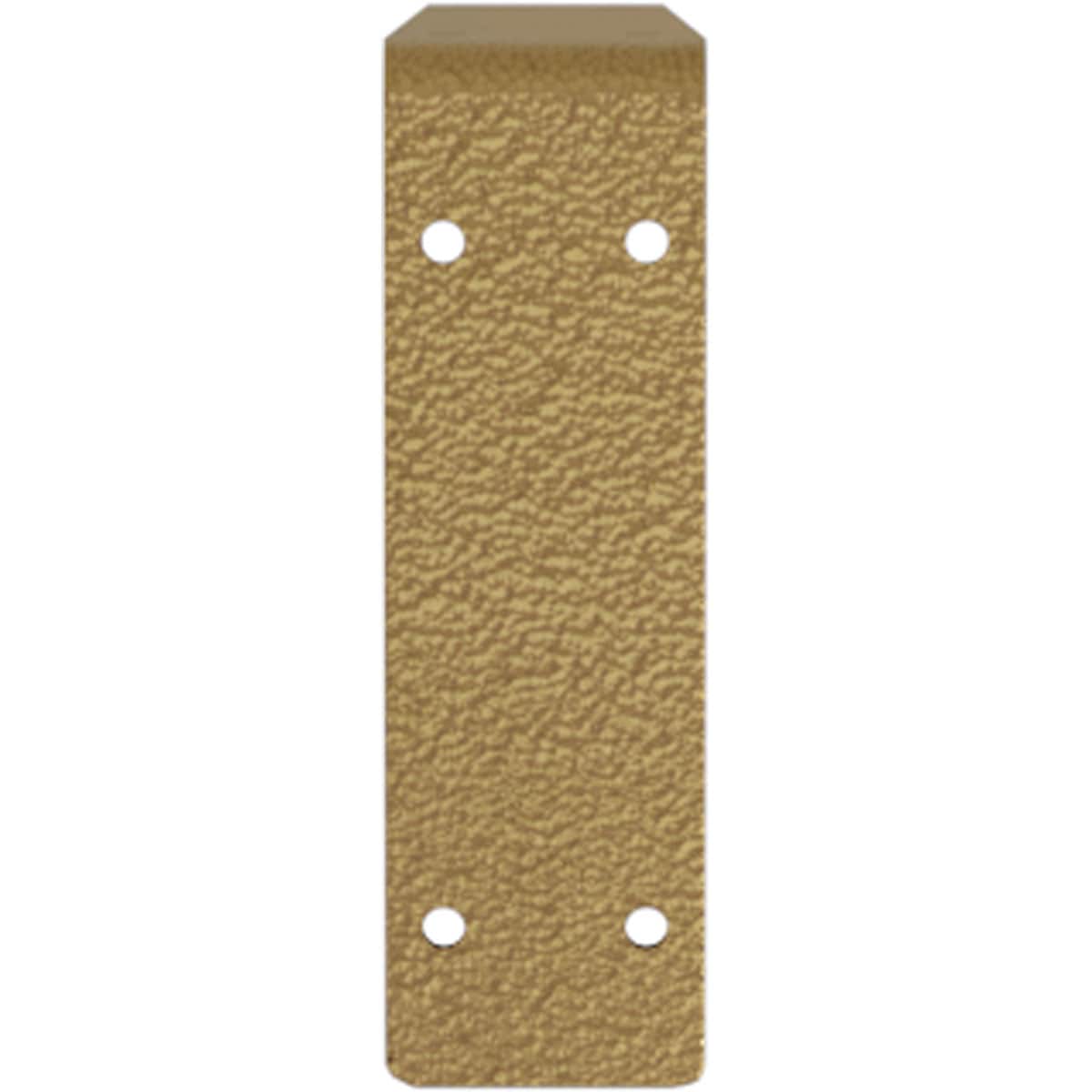 Hammered Gold Steel Bracket 20" Urban Farmhouse Shelf Support