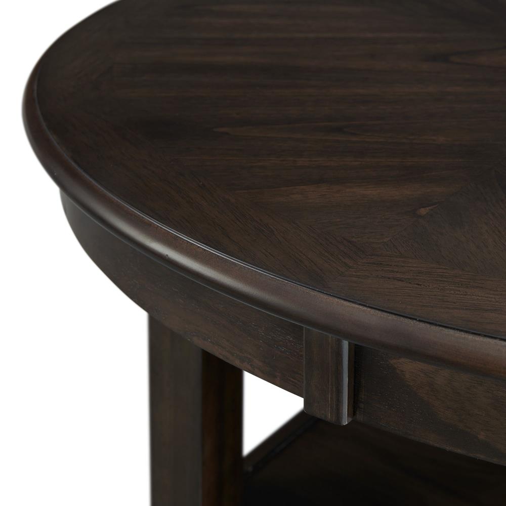 Walnut Counter Height Dining Set with Gray Upholstered Chairs