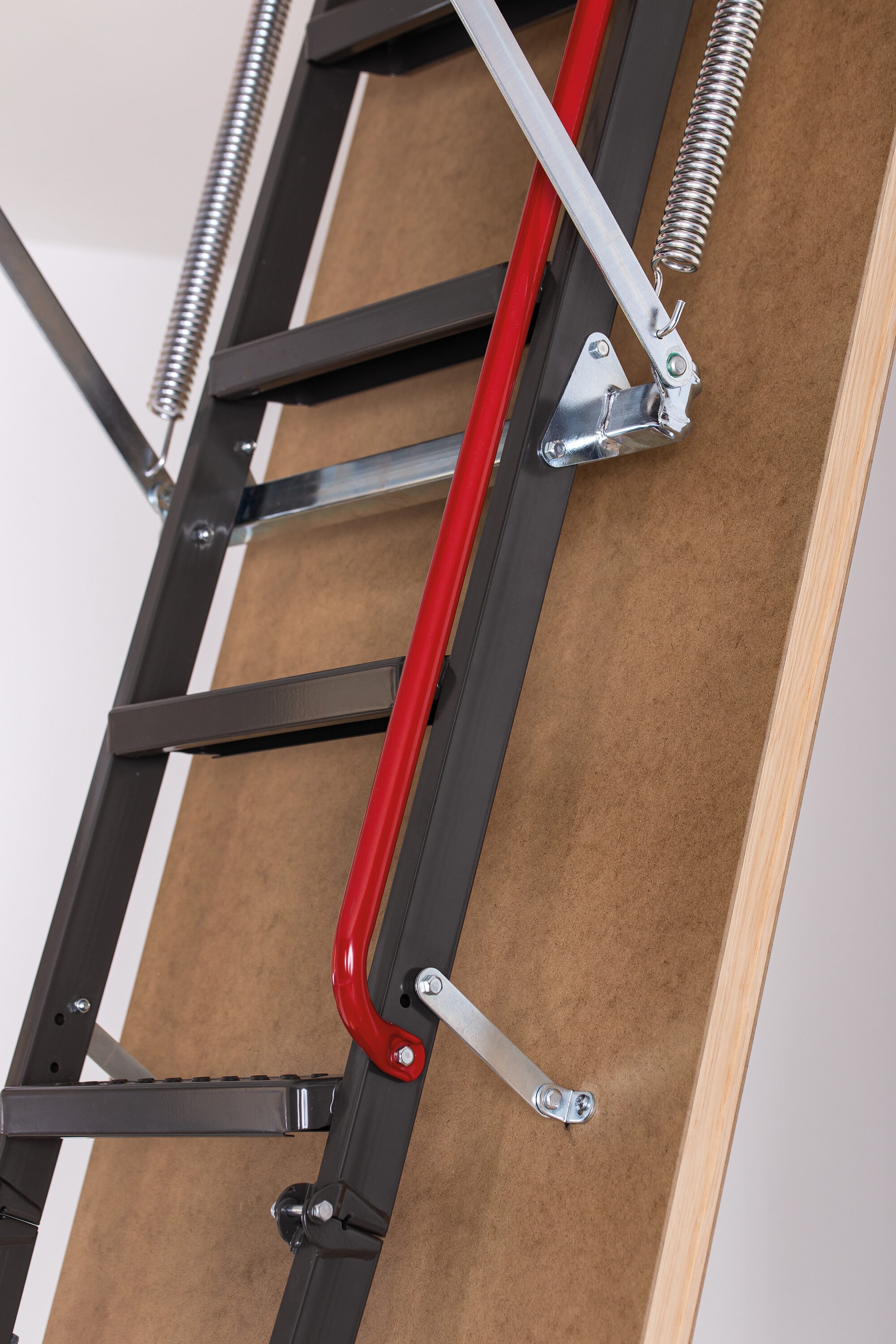 FAKRO Insulated Steel Folding Attic Ladder 7.8-ft to 10.17-ft (Rough ...