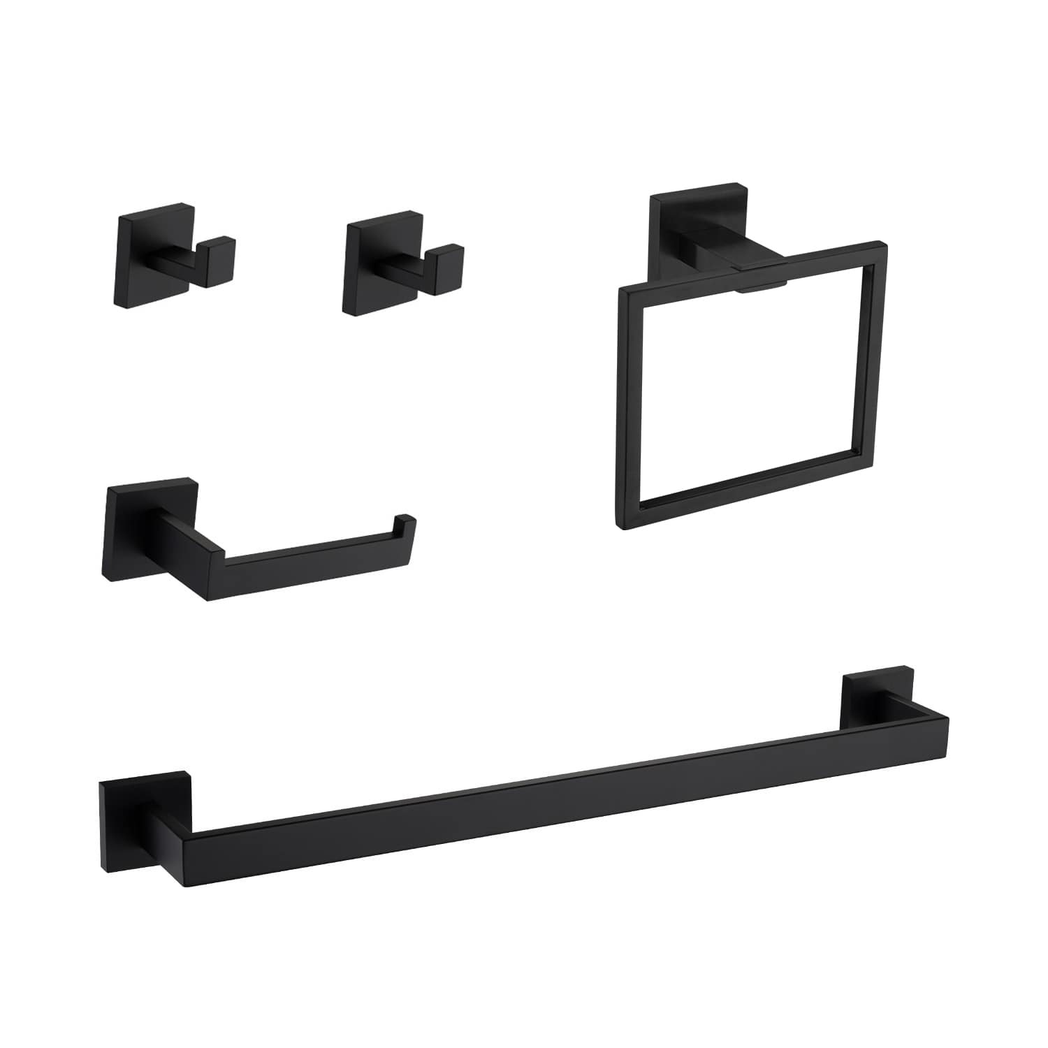Misty Moon 5 - Piece Bathroom Hardware Accessories Set