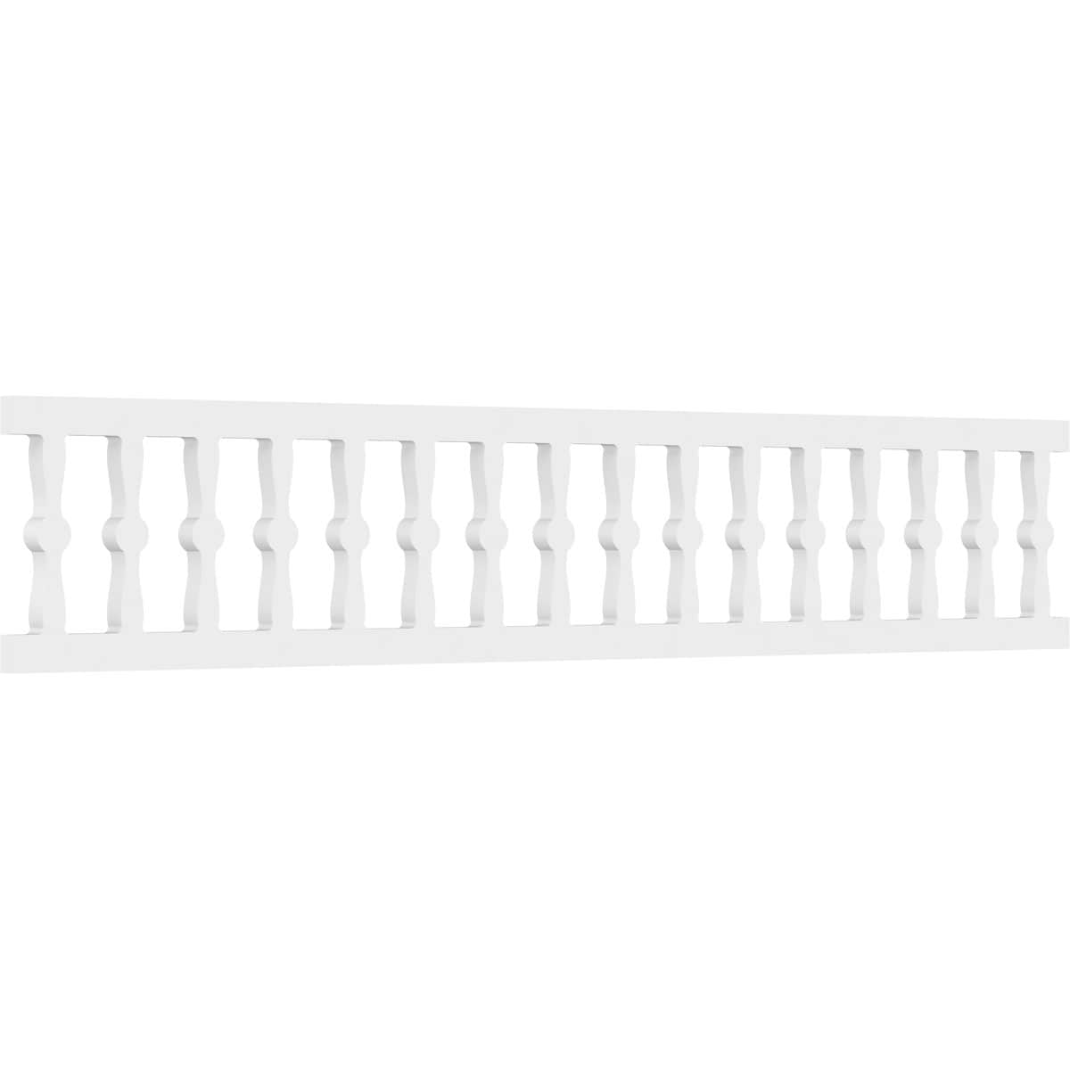 Ekena Millwork RUNP08X0625X48ELD El Dorado 8-in x 4-ft Unfinished PVC Running trim Moulding