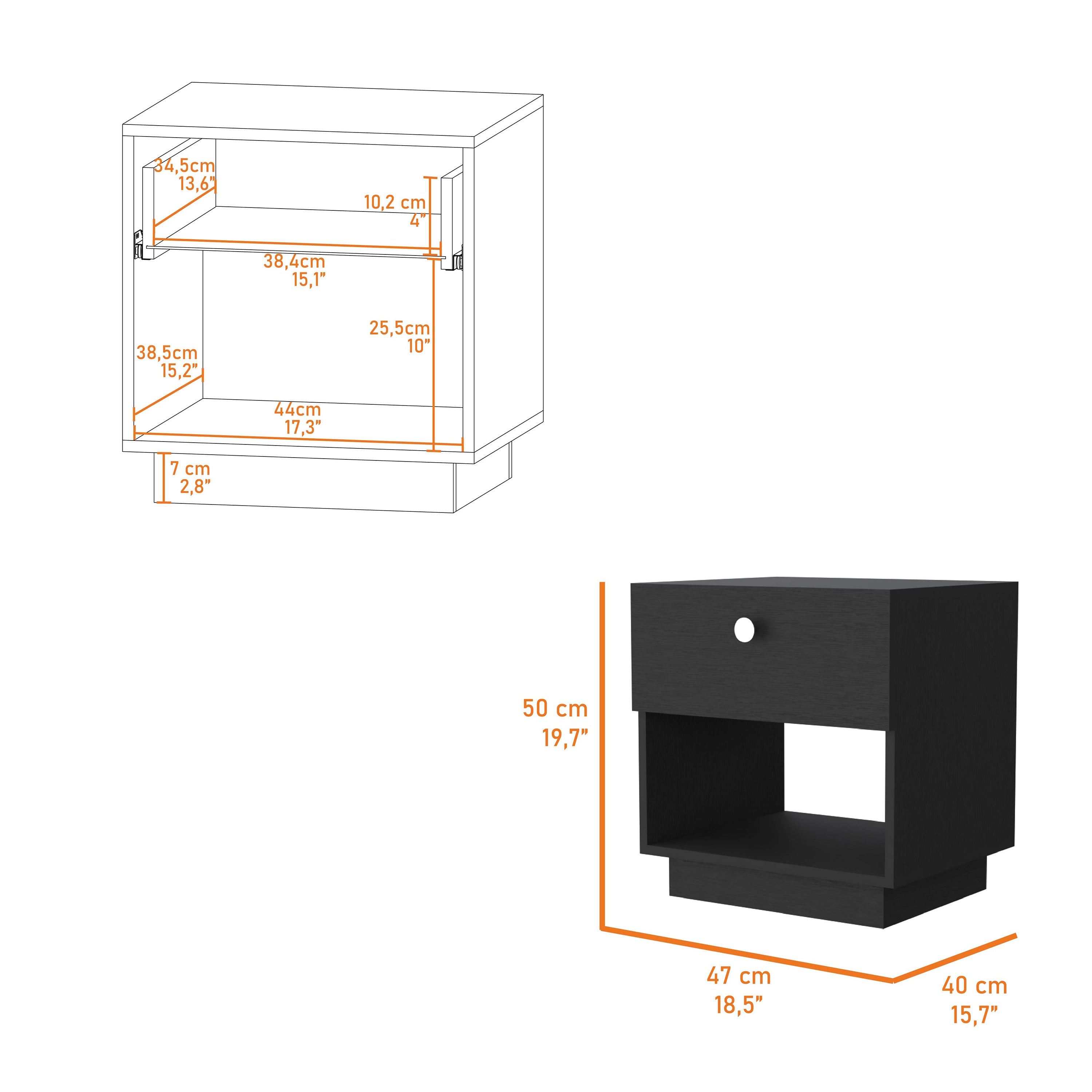 GLANZEND 6514DY9CZ nightstands - View #4