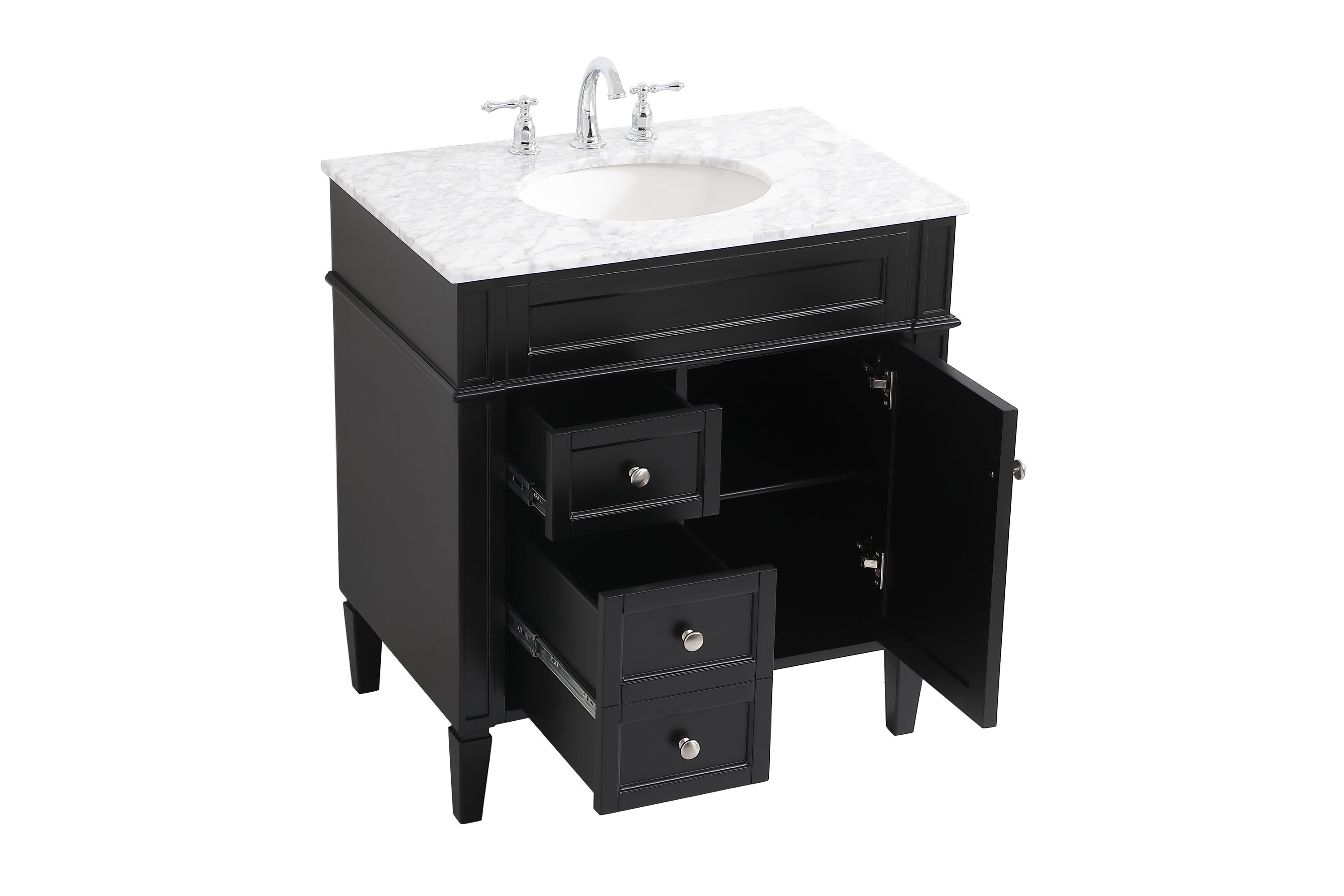 Elegant Decor HF37596BK Bath-Vanity-Combo - View #9