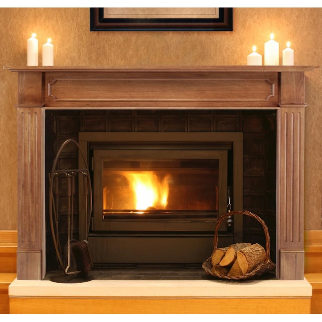 Pearl Mantels 64 In W X 52 H, Simple Fireplace Mantel Surround