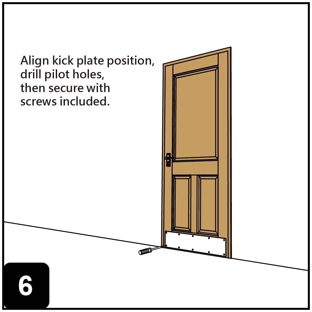 RELIABILT 32303TNDLG Entry-Door-Kick-Plates - View #7