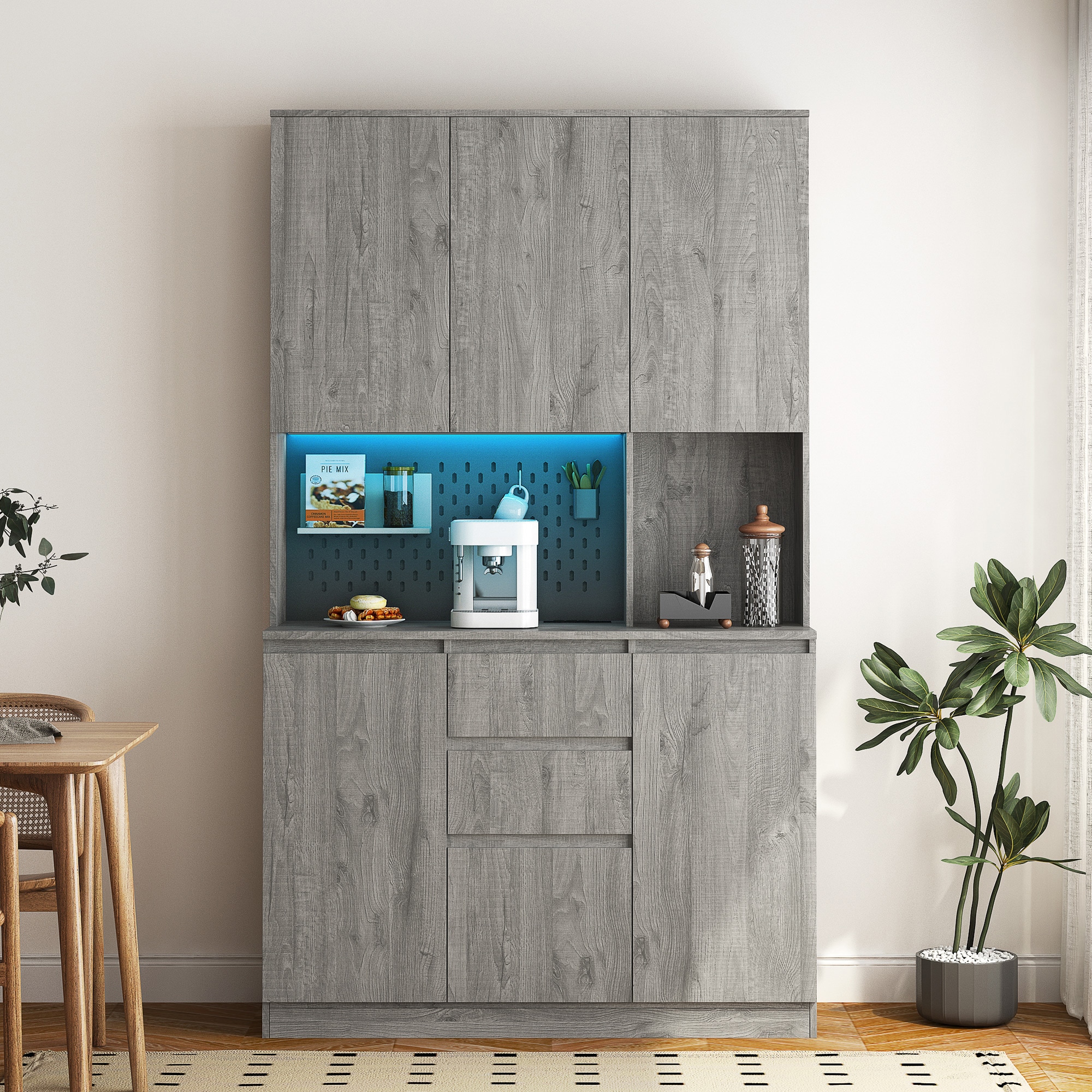 SINOFURN SYA330186WT Dining-Kitchen-Storarge - View #2