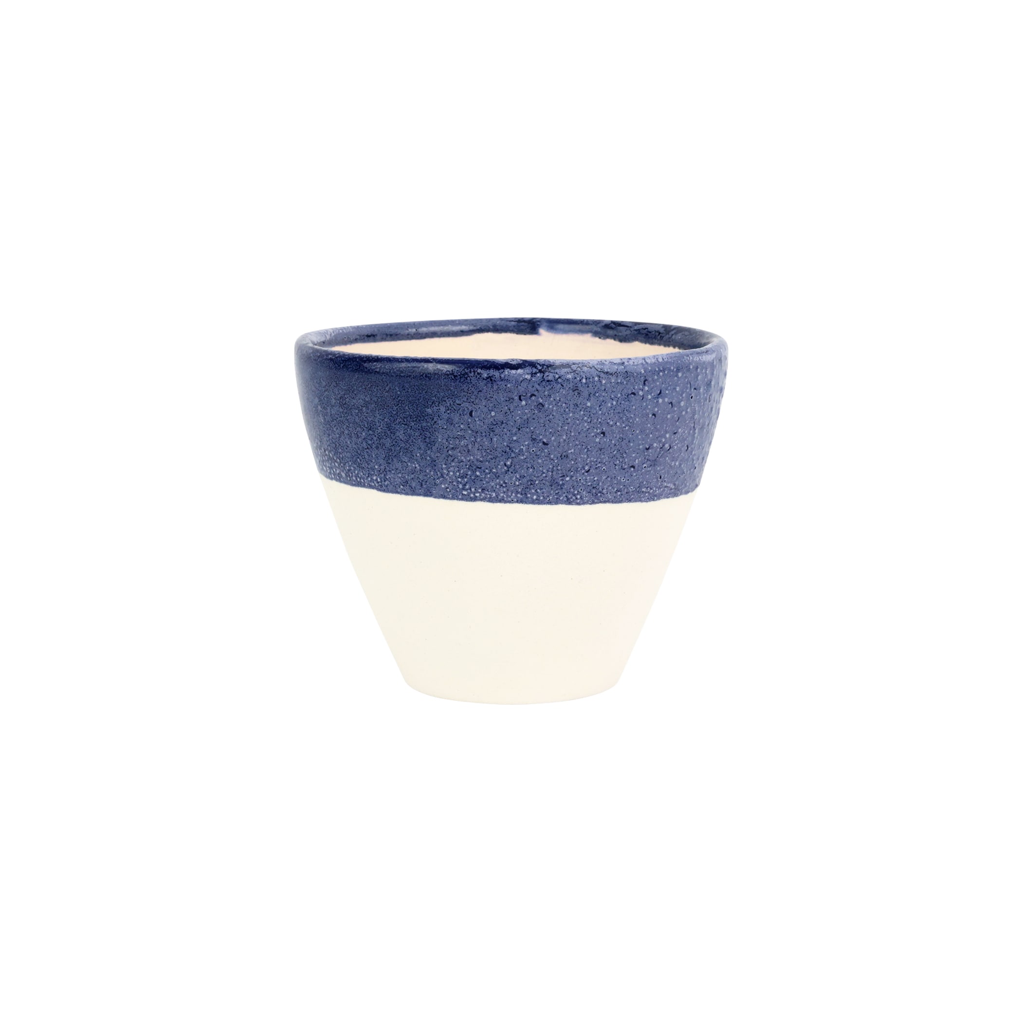 VIETRI VGRD-001070C Viva Garden Cobalt Reactive Small Cachepot