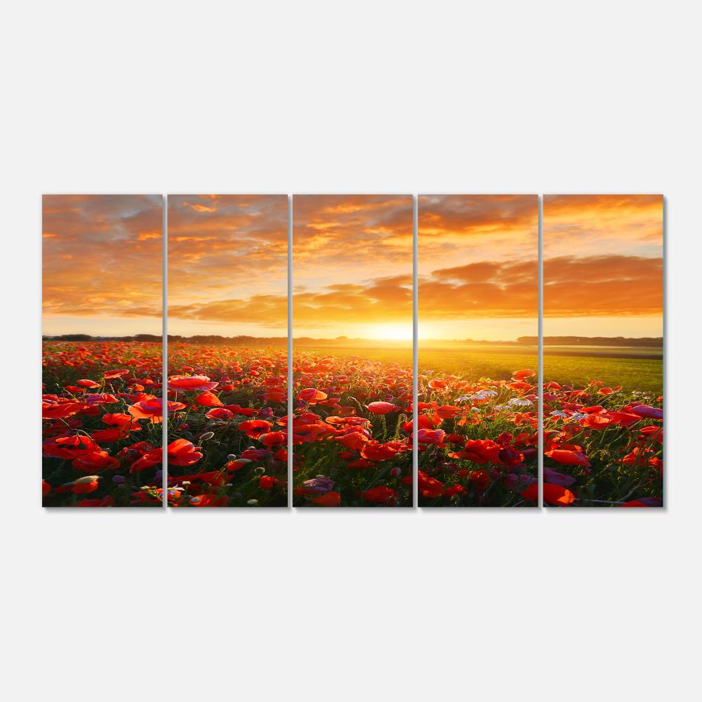Designart PT15843-401 28-in H x 60-in W Landscape Print on Canvas
