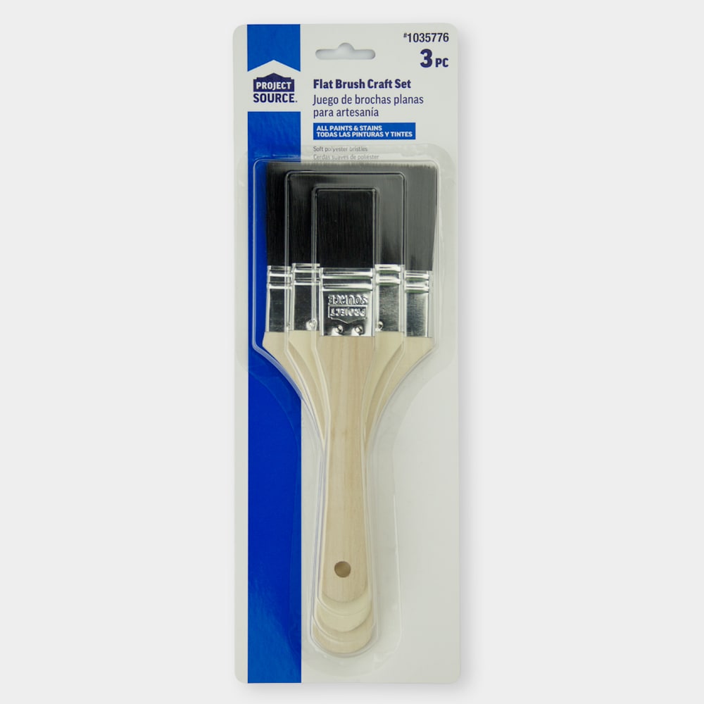 3 Pack AP Brushes (2 Nylon/1 Blue Nylon)